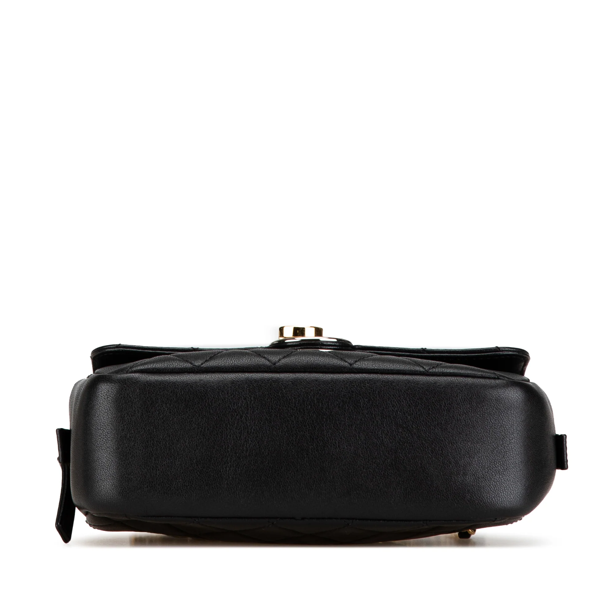 Chanel | Pre-Owned CC Quilted Lambskin Chain Camera Bag | Black - Image 3