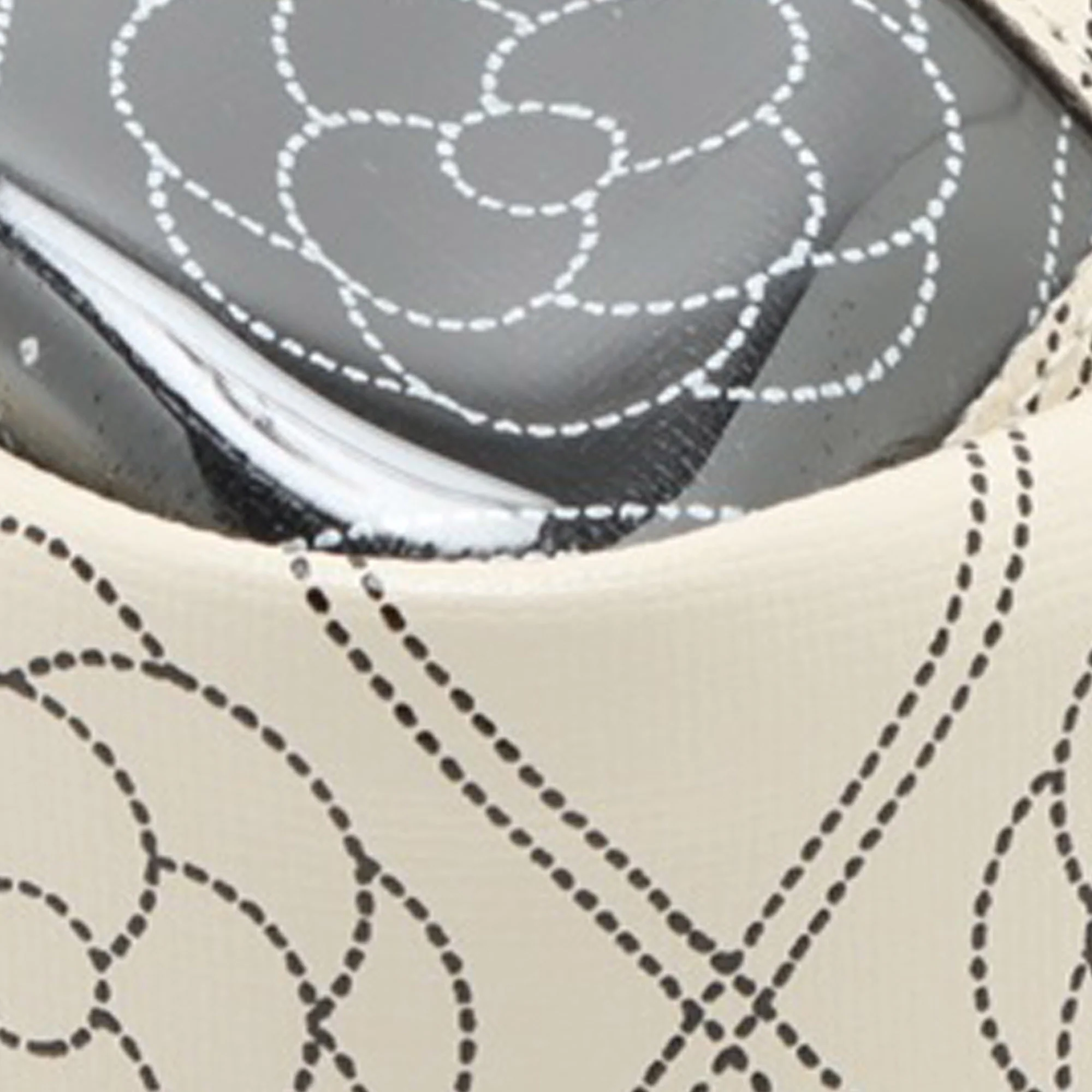 Chanel | Pre-Owned Coated Canvas Camellia Logo Camera Bag | BlackWhite/IvoryWhite/Ivory - Image 3
