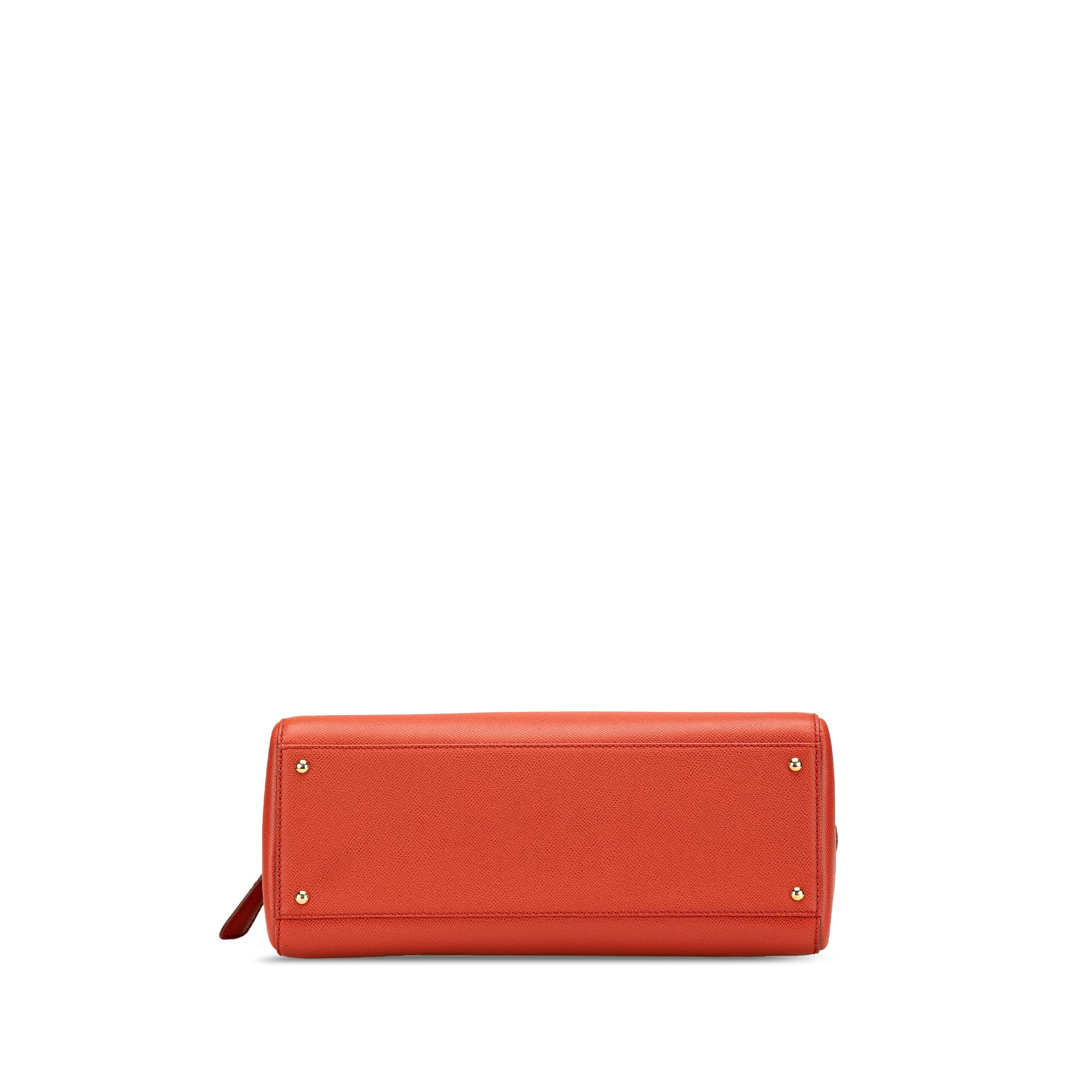 Chanel | Pre-Owned Grained Calfskin Tote | Orange/Dark Orange - Image 10