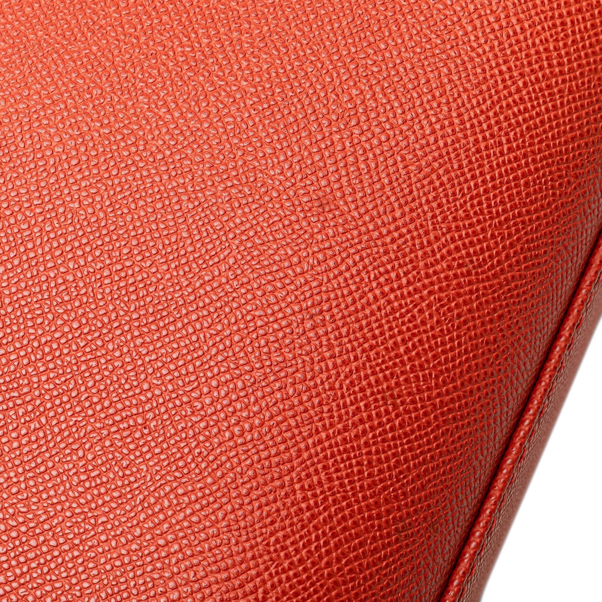 Chanel | Pre-Owned Grained Calfskin Tote | Orange/Dark Orange - Image 4
