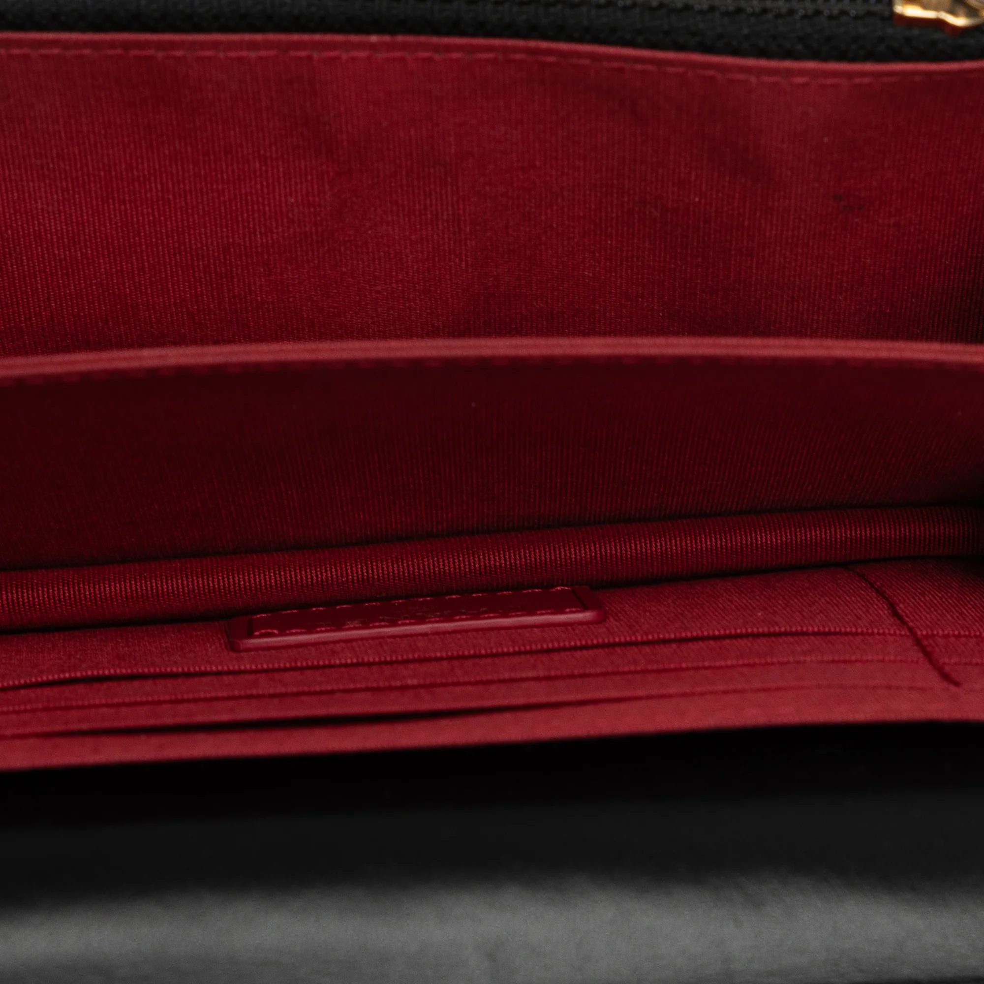 Chanel | Pre-Owned Lambskin Romance Wallet On Chain | Black - Image 7