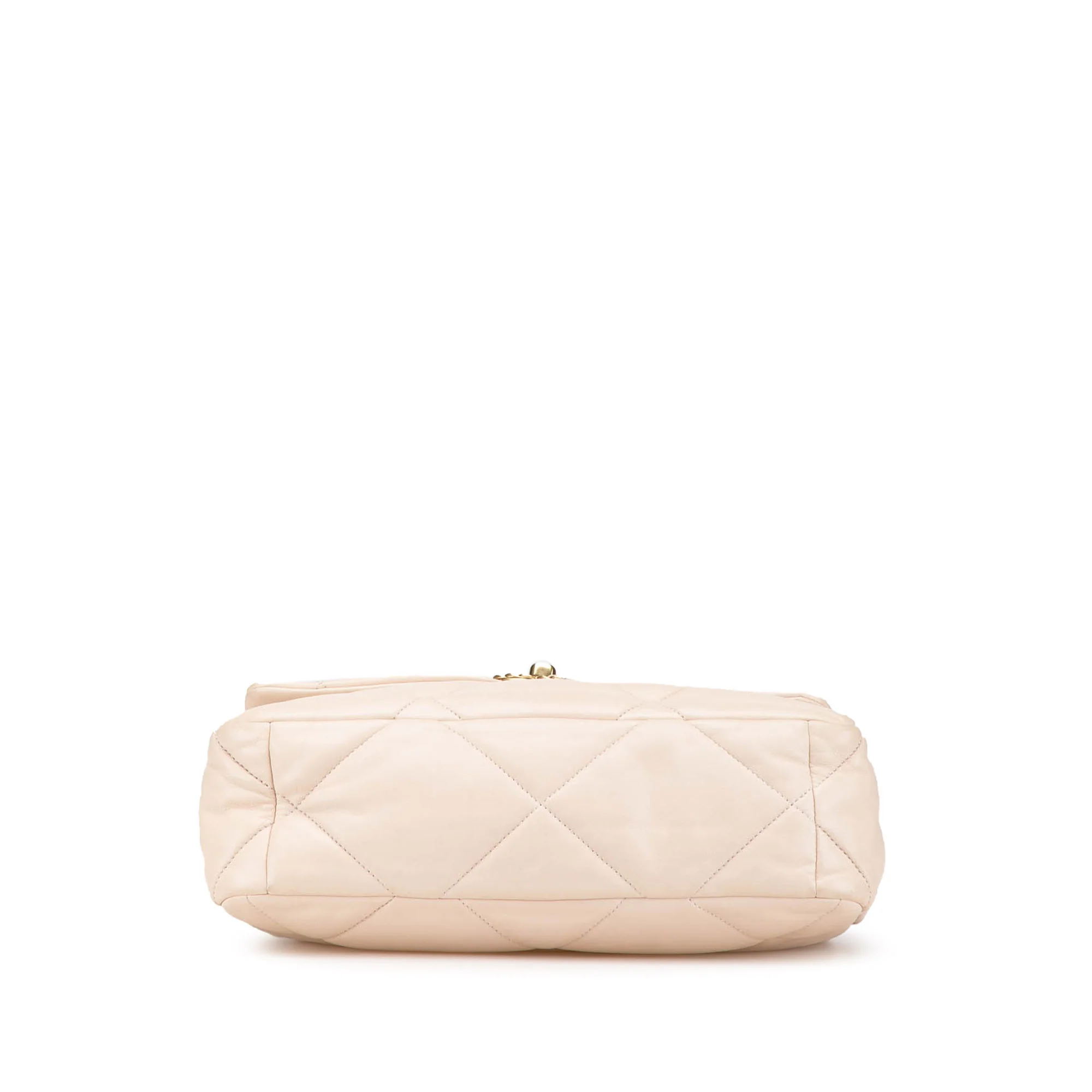 Chanel | Pre-Owned Large Lambskin 19 Flap | Beige - Image 7