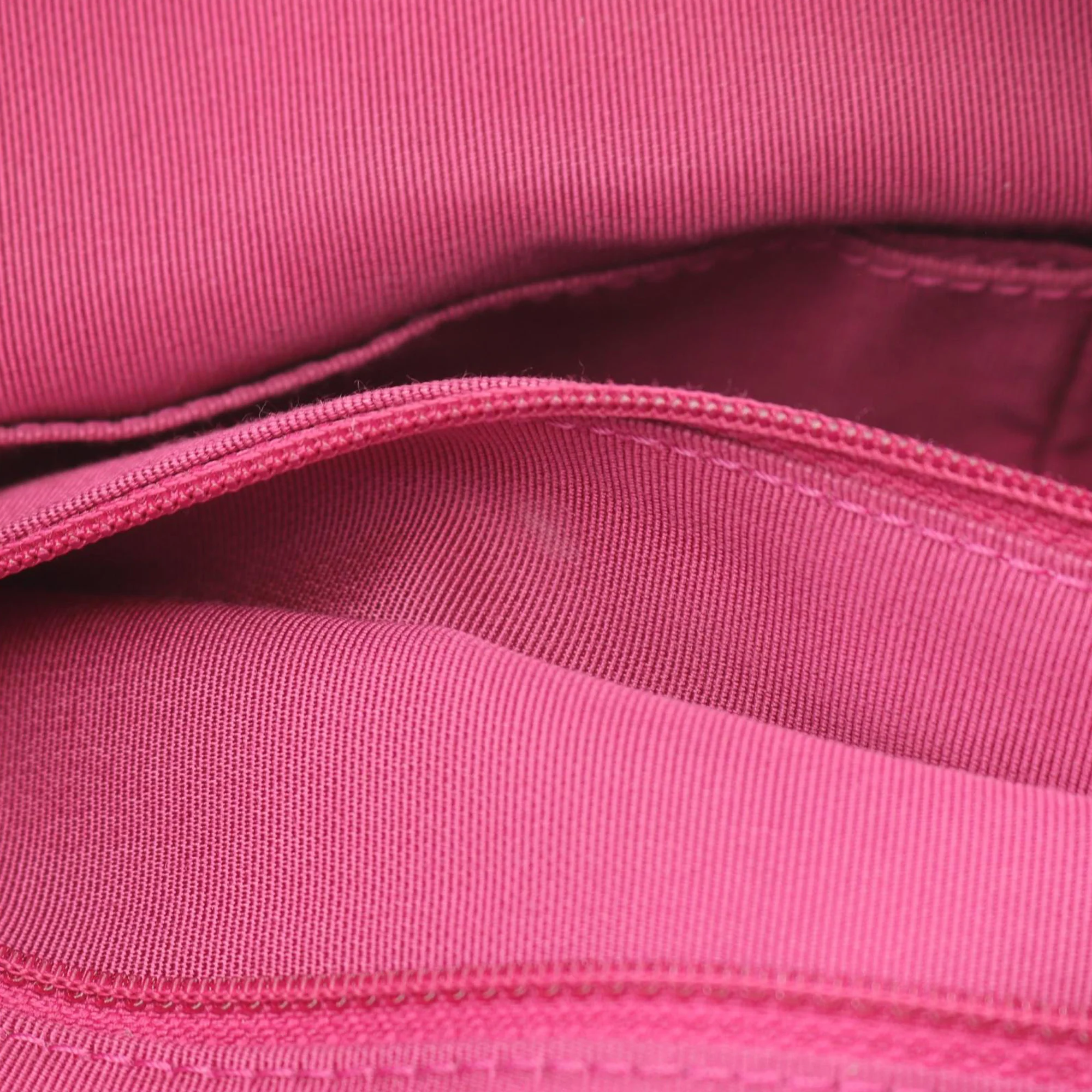 Chanel | Pre-Owned Medium Aged Calfskin Gabrielle Crossbody | Pink/Dark Pink - Image 6