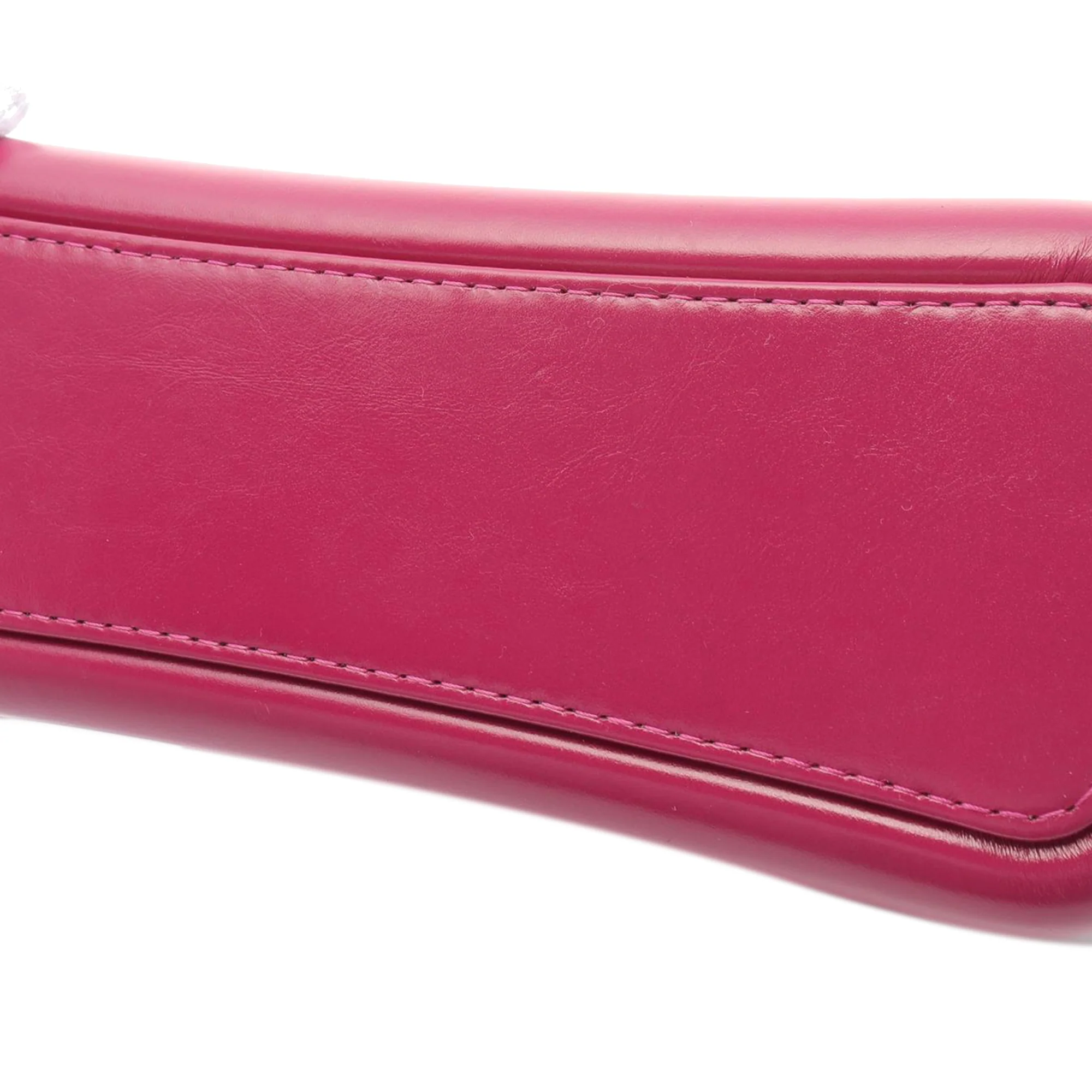 Chanel | Pre-Owned Medium Aged Calfskin Gabrielle Crossbody | Pink/Dark Pink - Image 7
