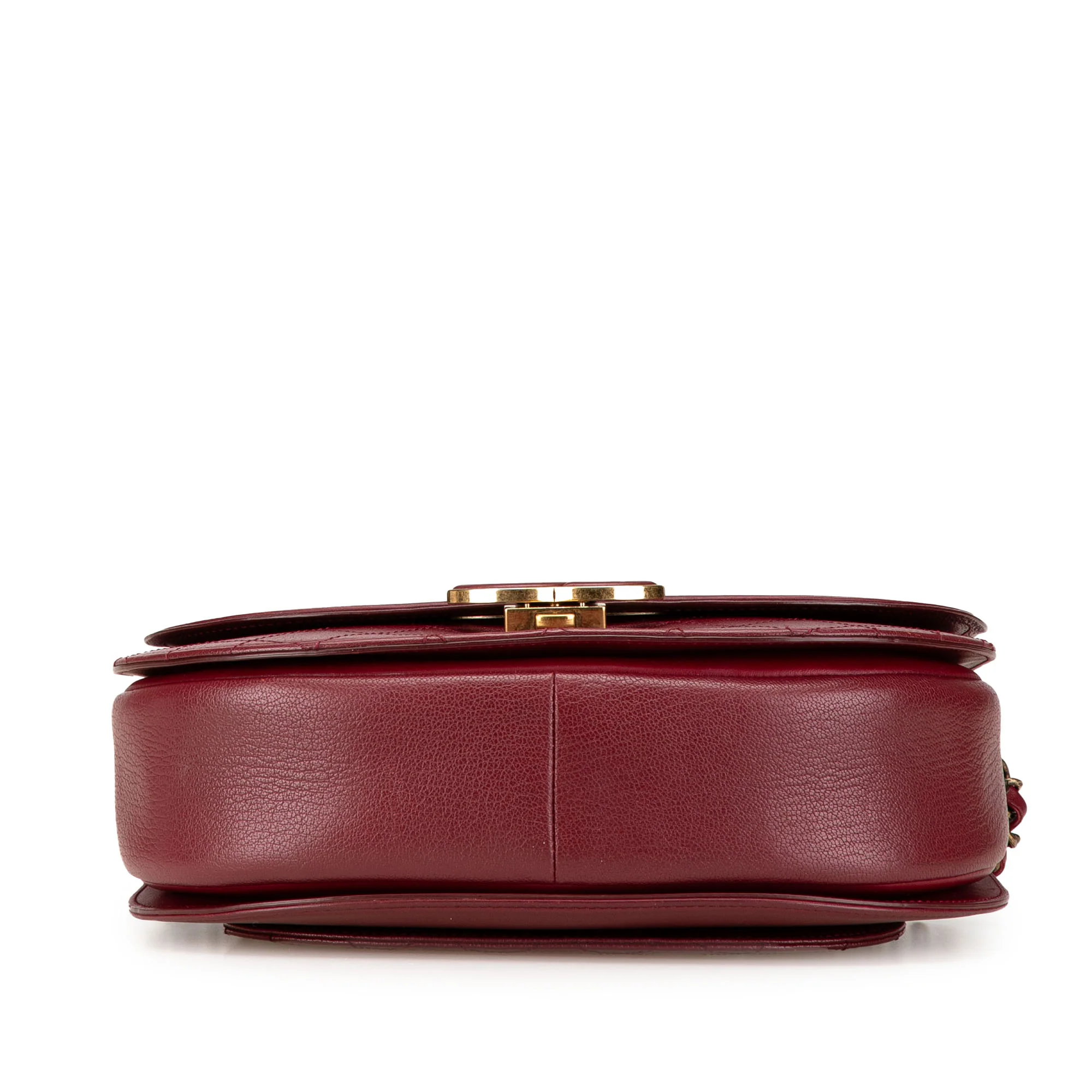 Chanel | Pre-Owned Medium Calfskin Coco Curve Flap | Red/Dark Red - Image 6