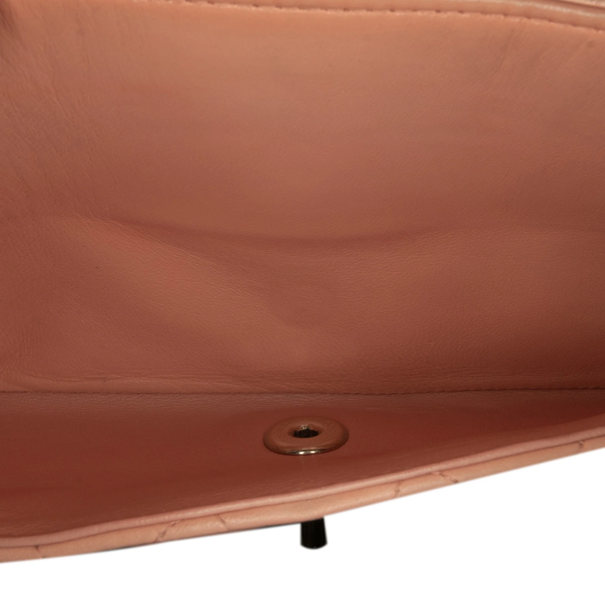 Chanel | Pre-Owned Medium Classic Lambskin Double Flap | Orange/Light Orange - Image 10