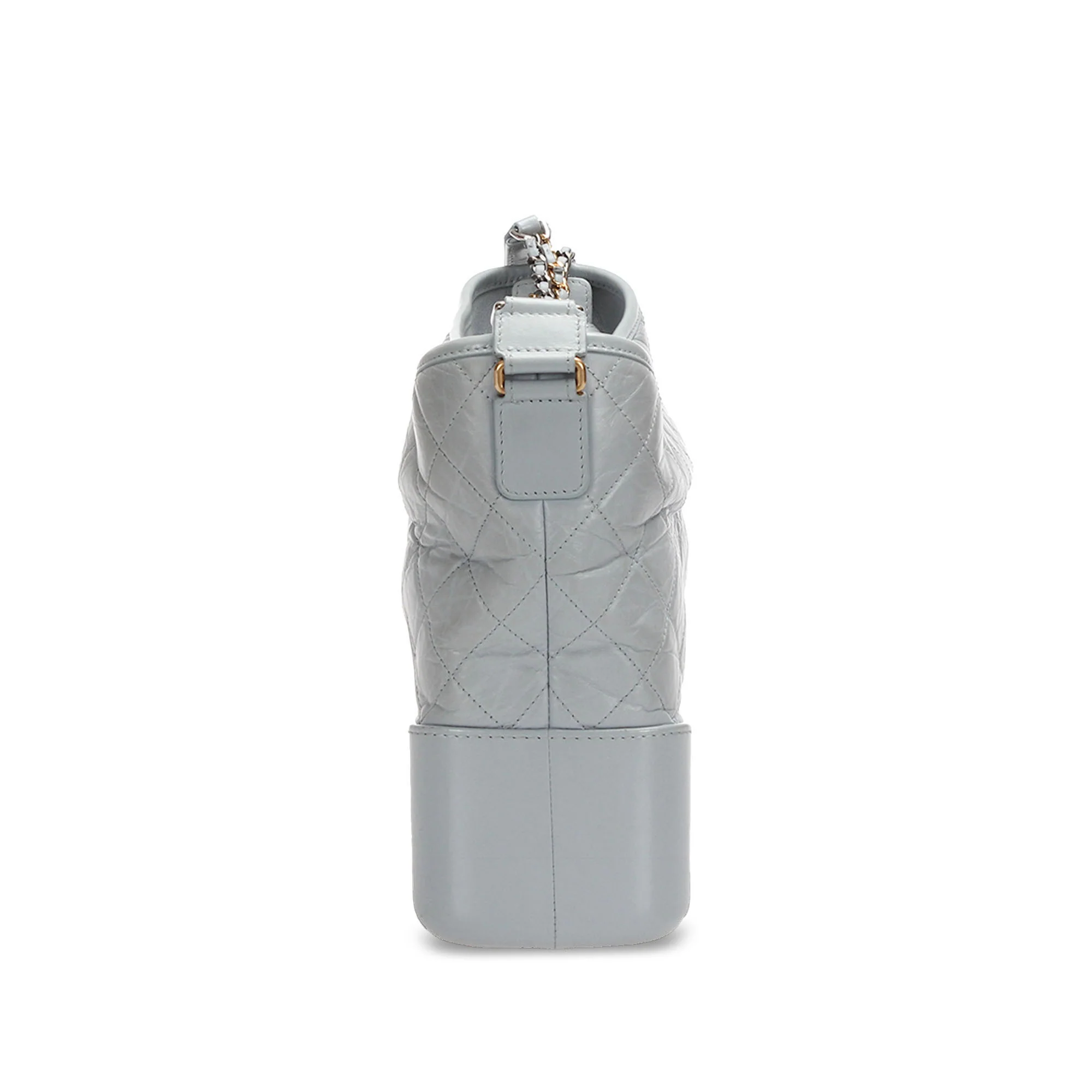 Chanel | Pre-Owned Medium Gabrielle Leather Shoulder Bag | Gray - Image 7