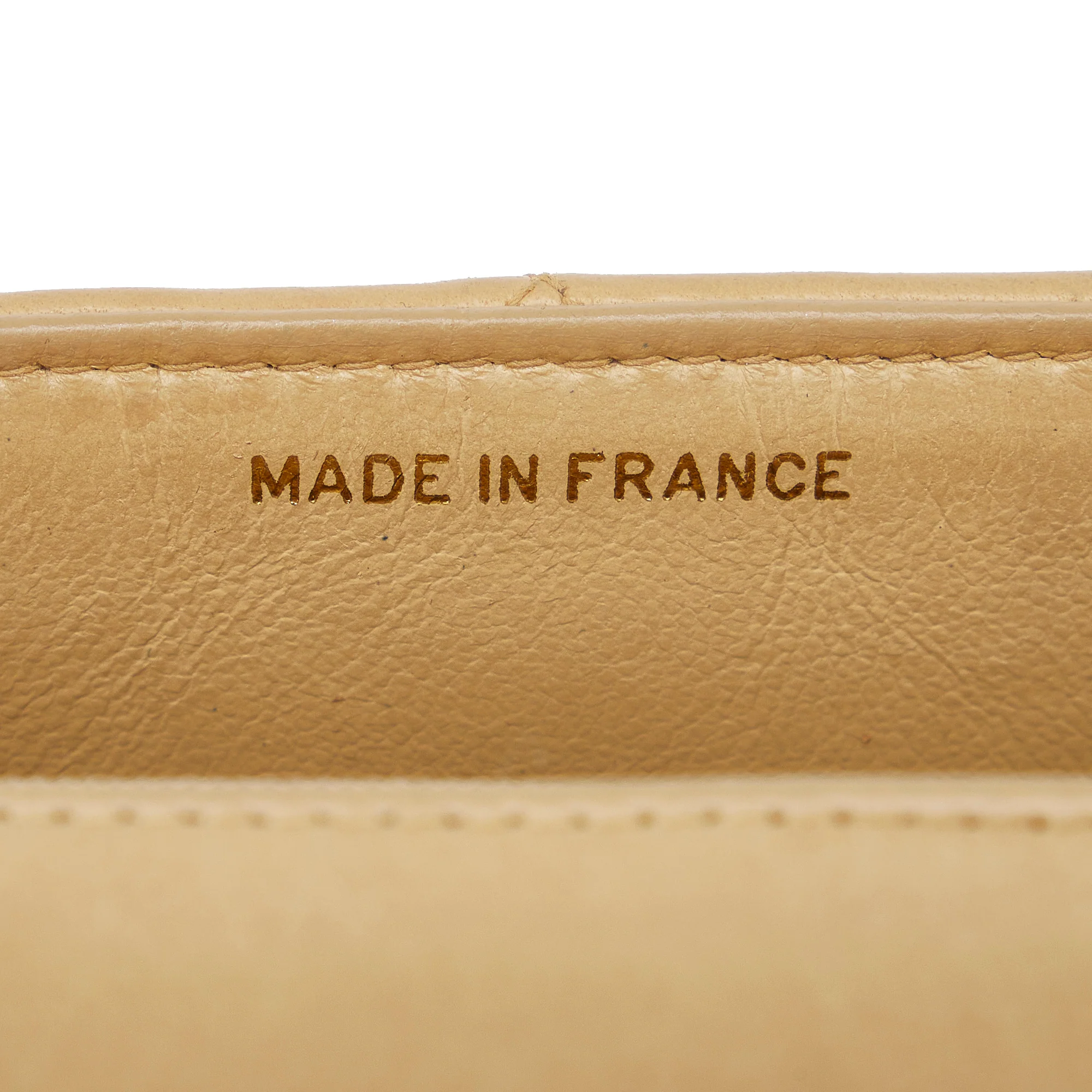 Chanel | Pre-Owned Medium Kelly Parent Top Handle Bag | Beige - Image 8