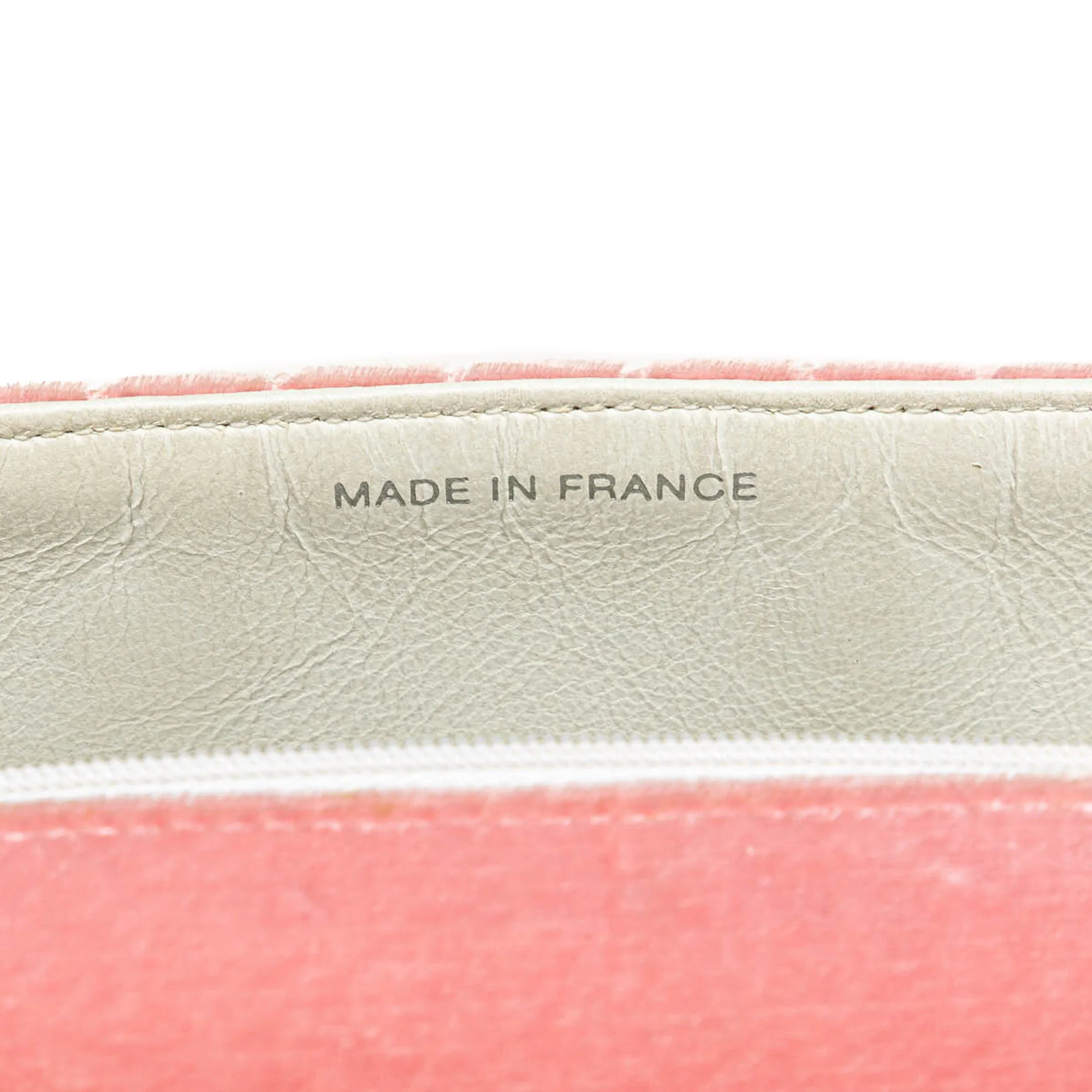 Chanel | Pre-Owned Medium Micro Quilted Velvet CC Flap | Pink - Image 9