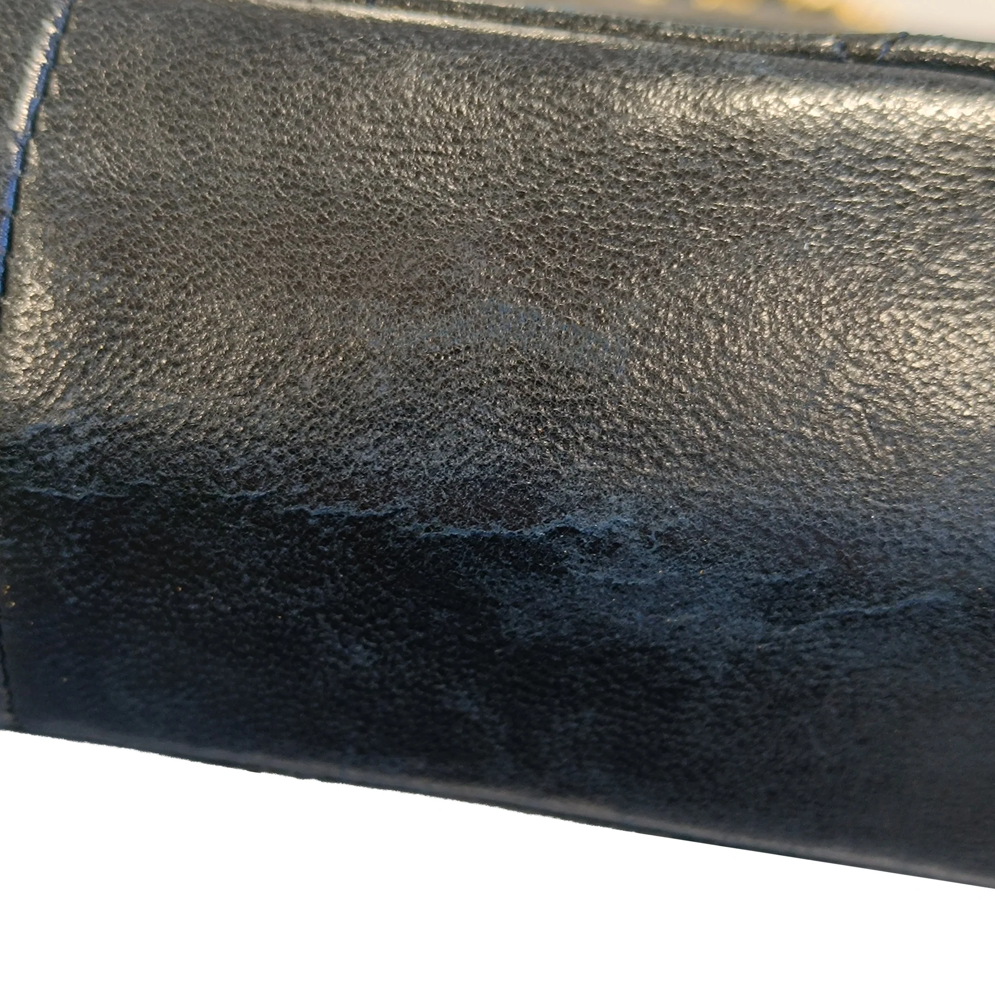Chanel | Pre-Owned Medium Quilted Lambskin Double Flap | Black - Image 4