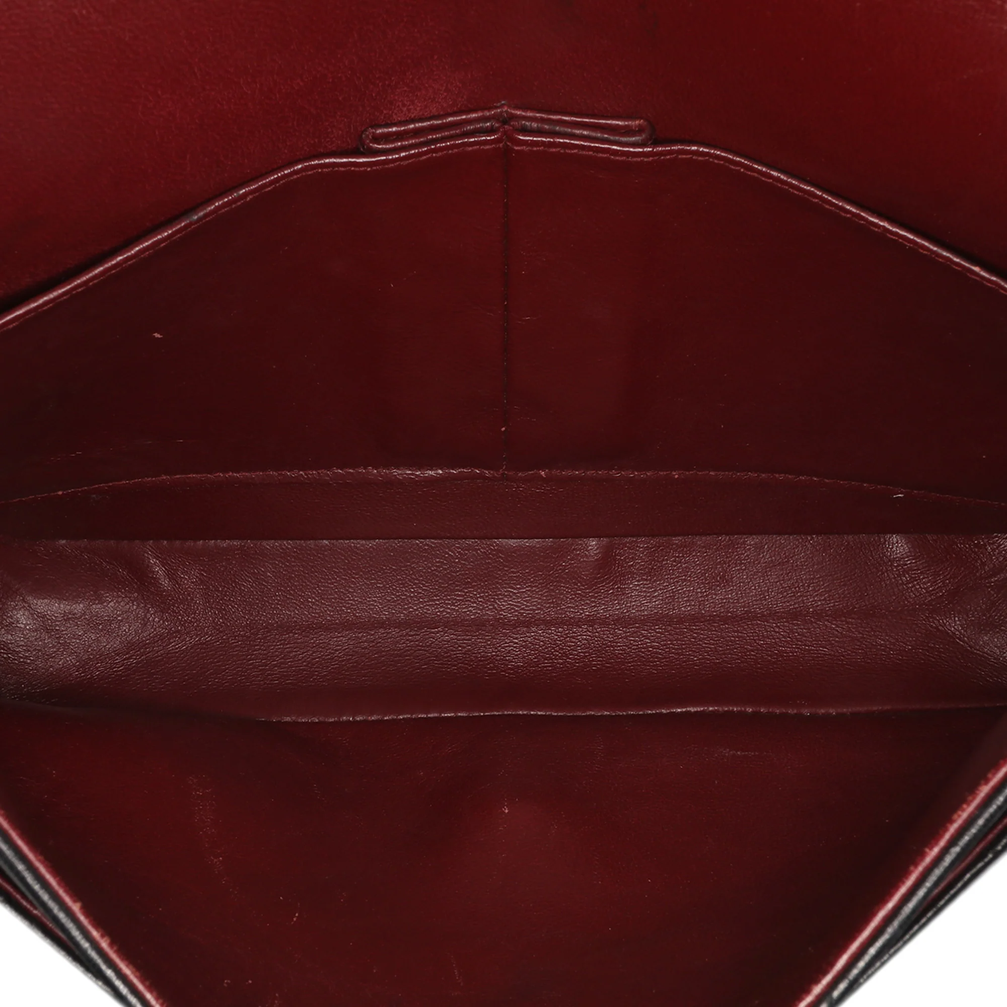 Chanel | Pre-Owned Medium Quilted Lambskin Double Flap | Black - Image 9