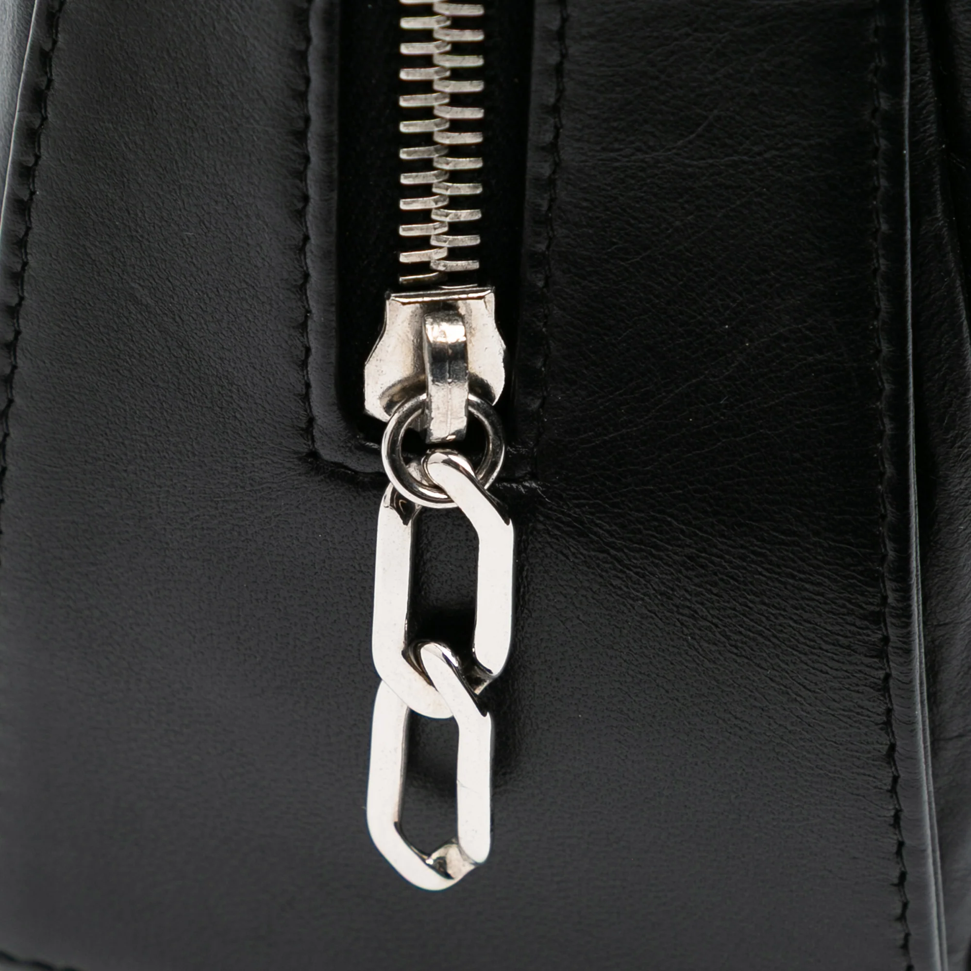 Chanel | Pre-Owned Medium Vertical Quilted Lambskin Mademoiselle Camera Bag | Black - Image 7