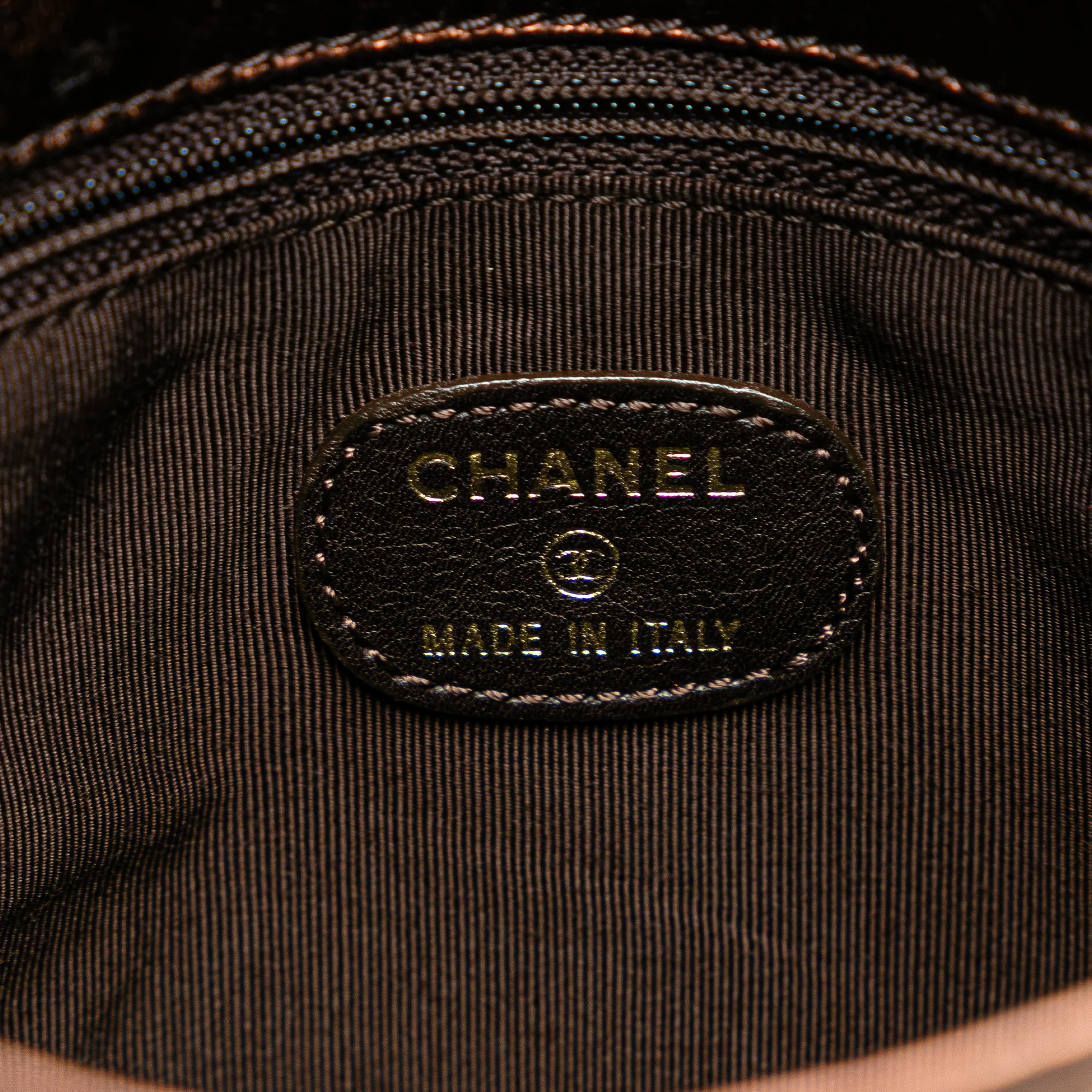 Chanel | Pre-Owned Metallic Lambskin Flap Crossbody | Brown/Bronze - Image 11