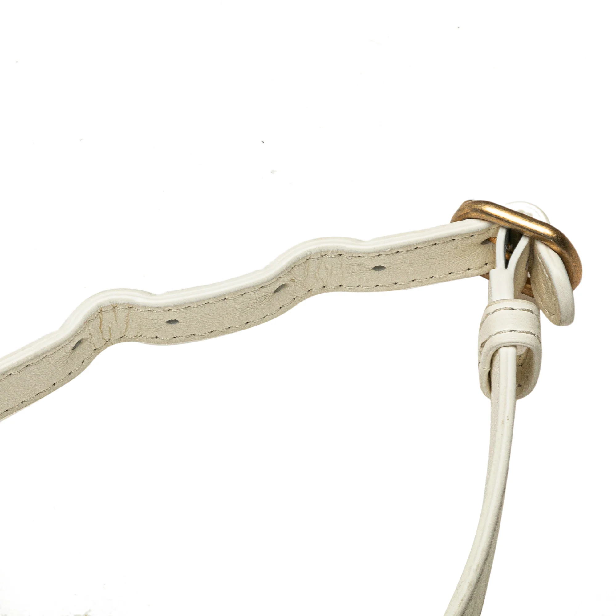 Chanel | Pre-Owned Mini Aged Calfskin City School Flap - II | White/Ivory - Image 8