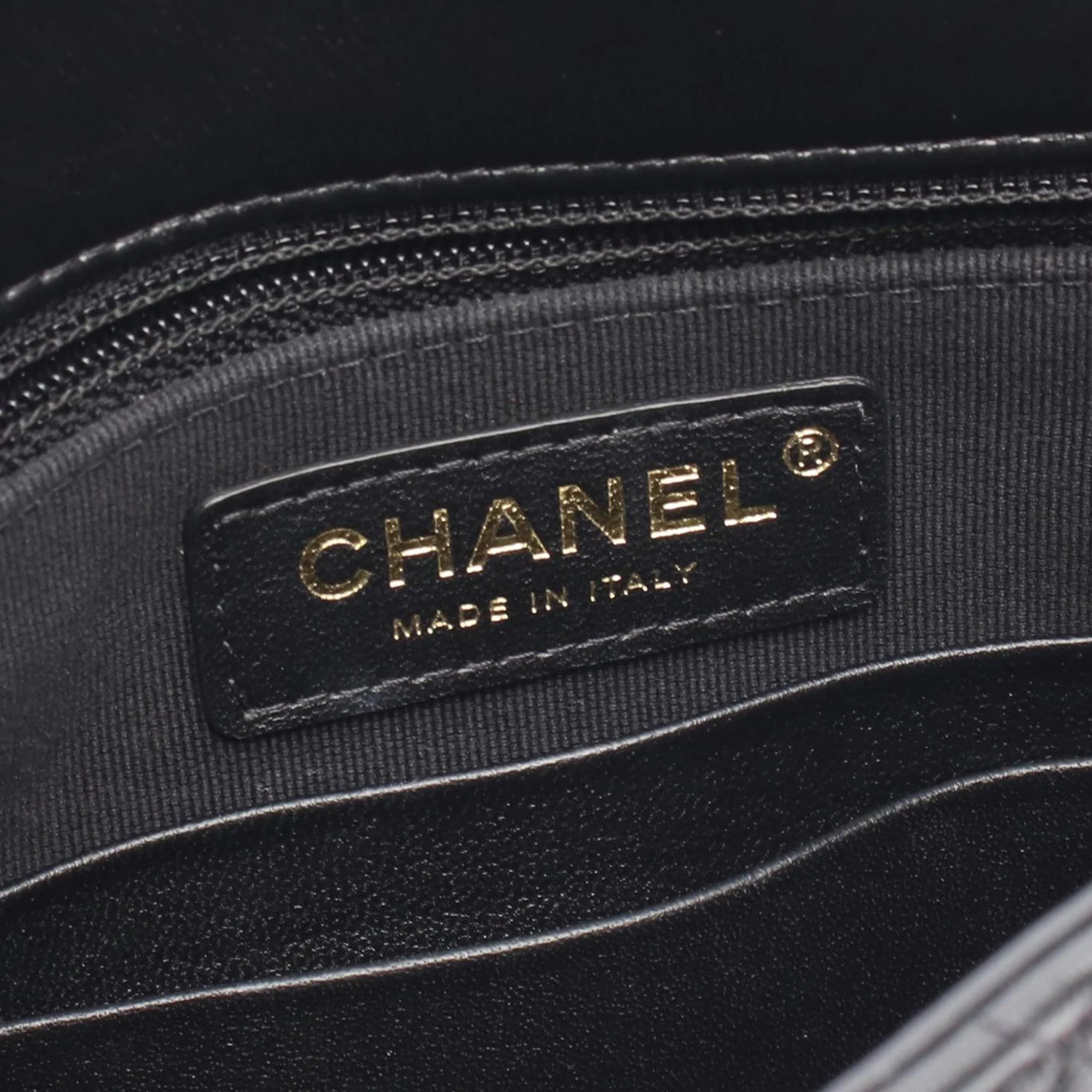 Chanel | Pre-Owned Mini CC Quilted Lambskin Flap Bag | Black - Image 5