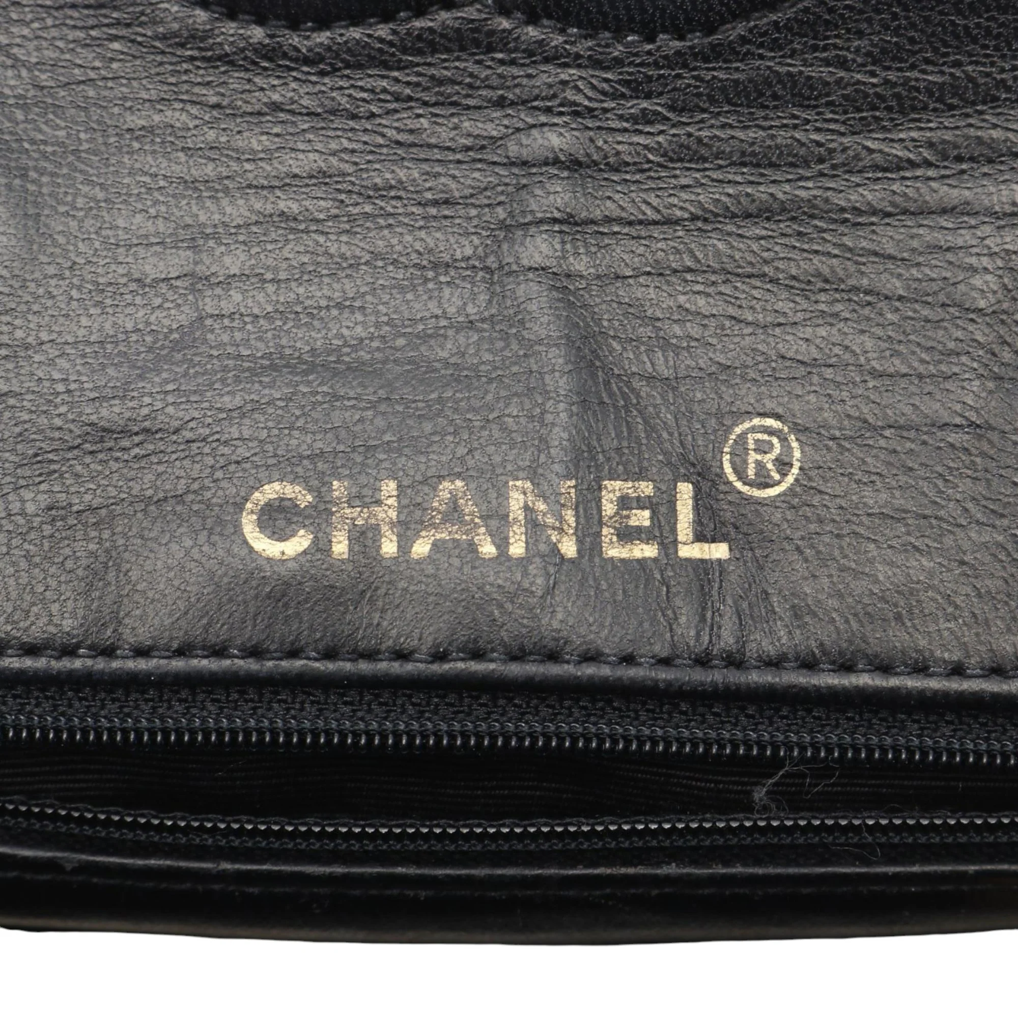 Chanel | Pre-Owned Mini Classic Quilted Lambskin Square Single Flap | Black - Image 9