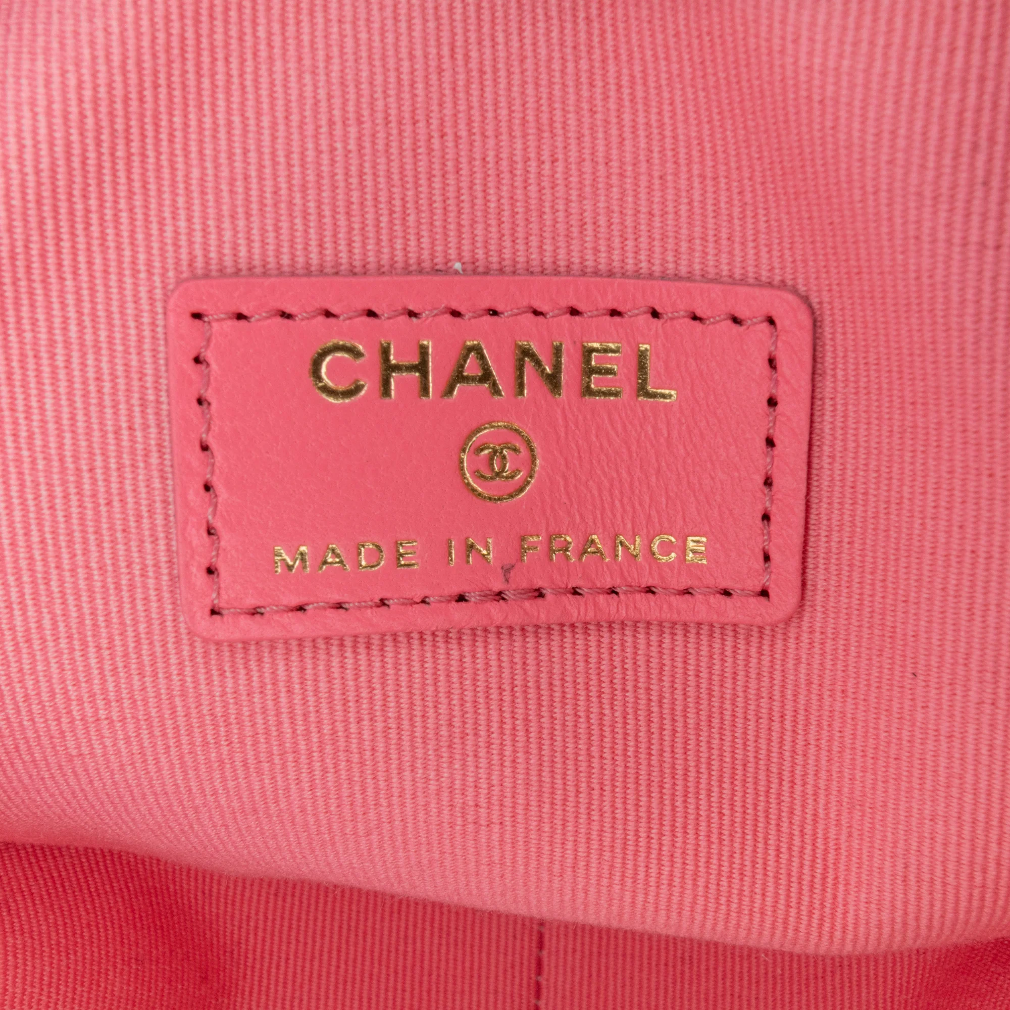 Chanel | Pre-Owned Mini Lambskin CC in Love Heart Crossbody | Pink - Image 8