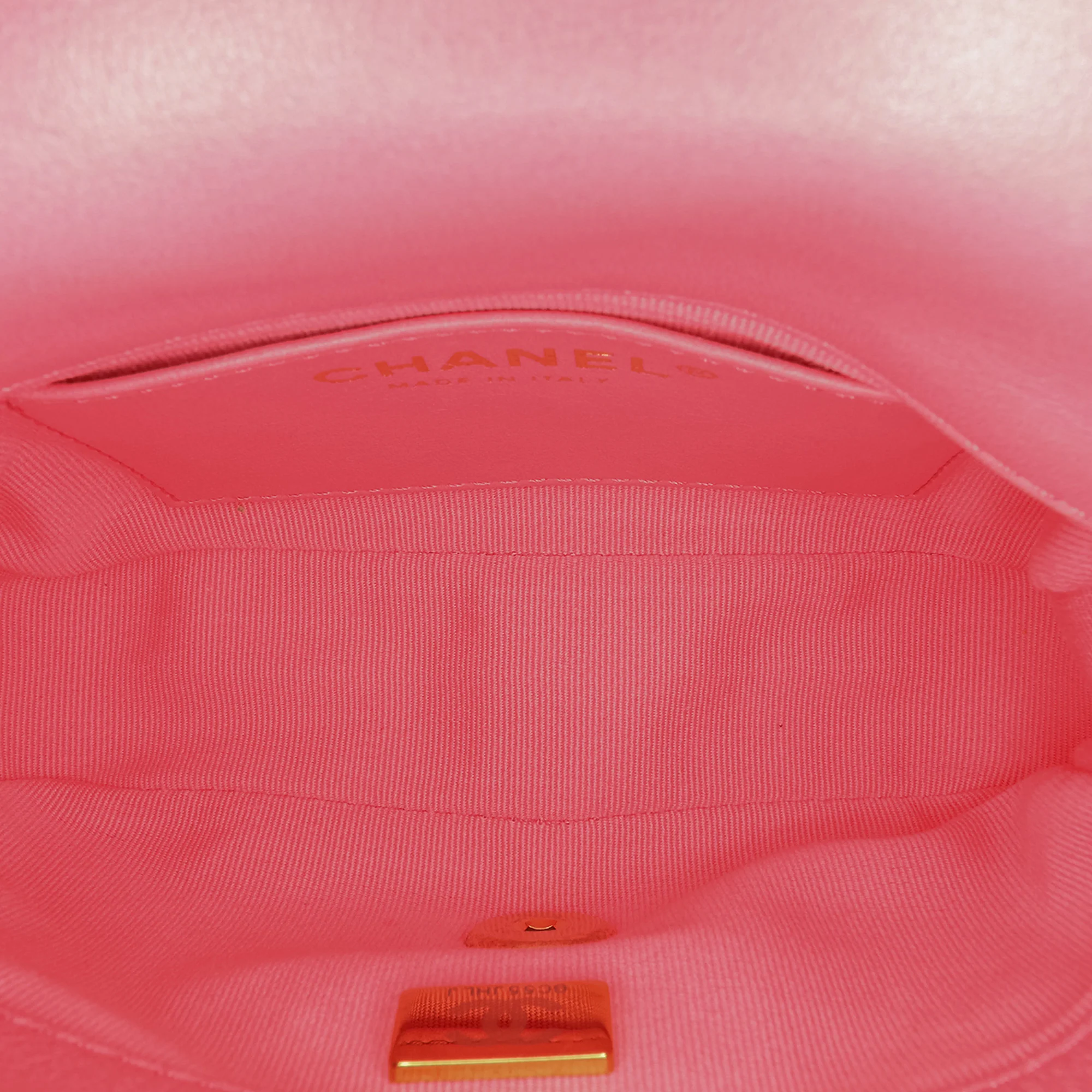 Chanel | Pre-Owned Mini Quilted Lambskin Funky Town Flap - I | Pink - Image 6