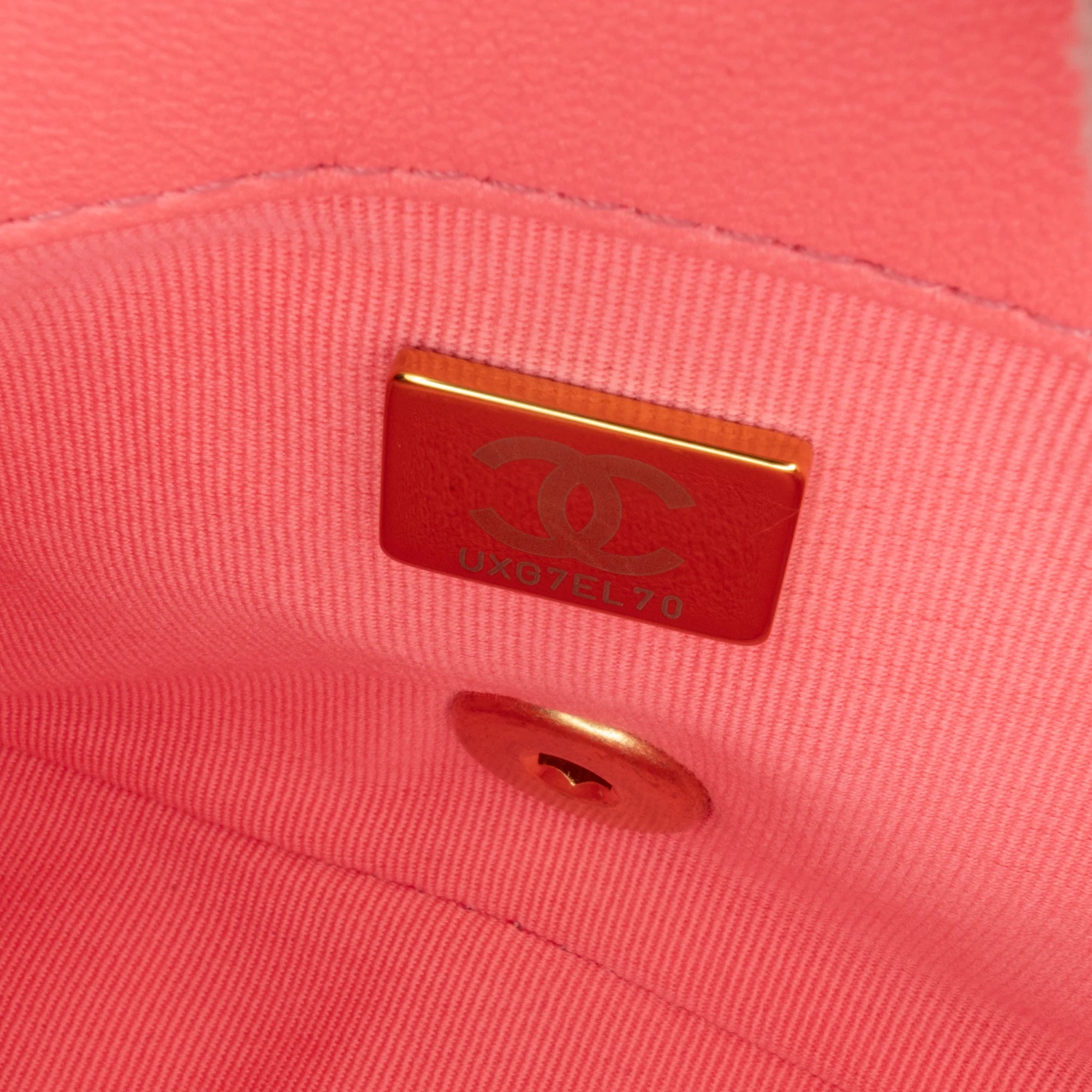 Chanel | Pre-Owned Mini Quilted Lambskin Funky Town Flap - II | Pink - Image 5