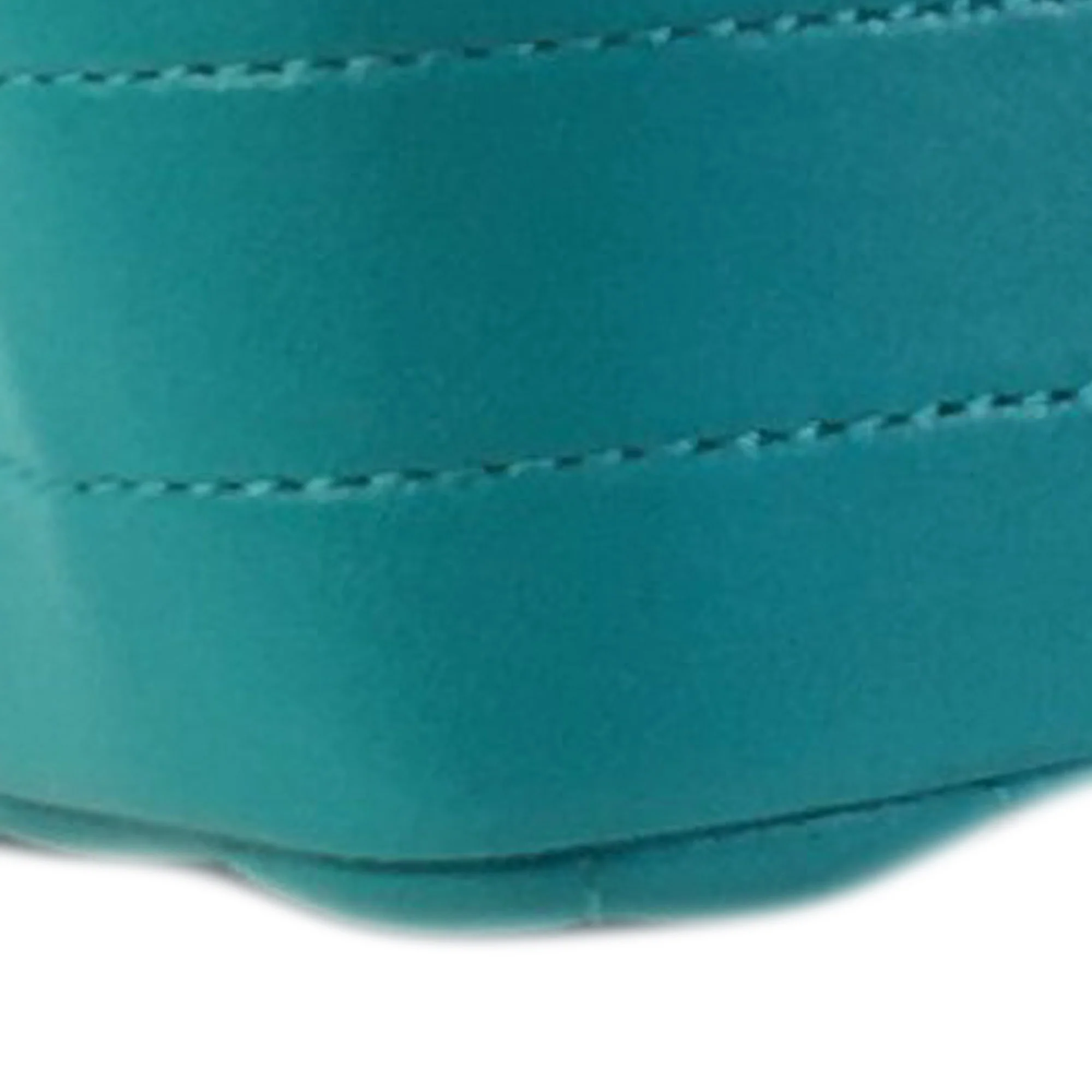Chanel | Pre-Owned Mini Rectangular Chevron Lambskin Single Flap | Green - Image 9