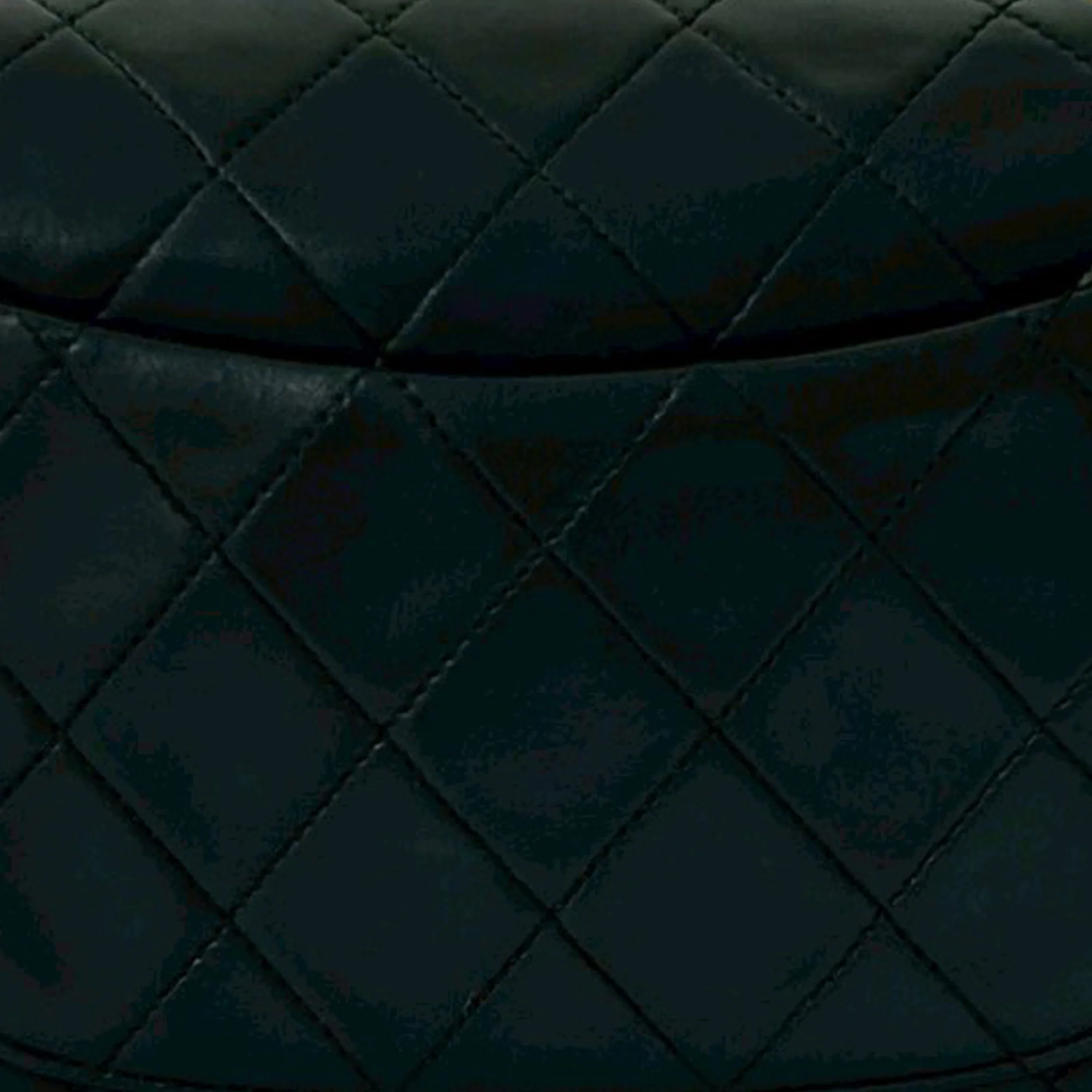 Chanel | Pre-Owned Mini Square Classic Lambskin Single Flap | Black - Image 12