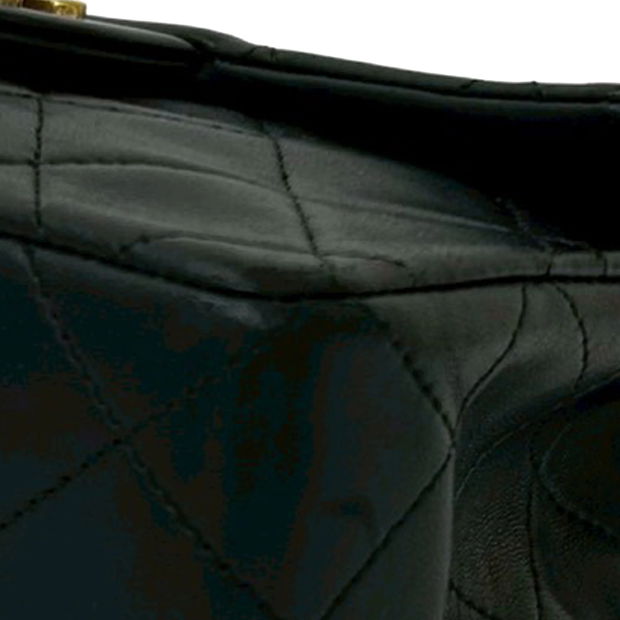 Chanel | Pre-Owned Mini Square Classic Lambskin Single Flap | Black - Image 14