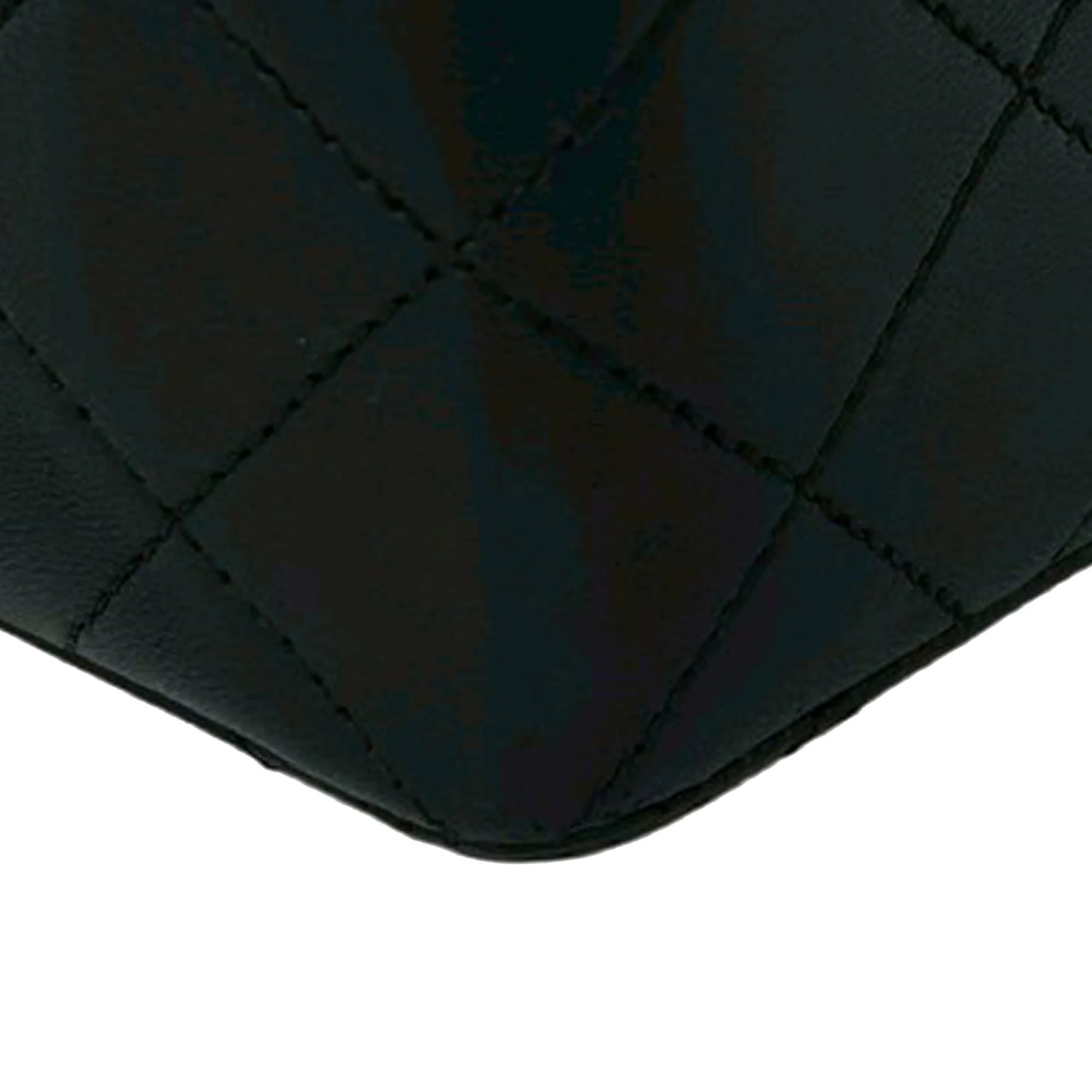 Chanel | Pre-Owned Mini Square Classic Lambskin Single Flap | Black - Image 15