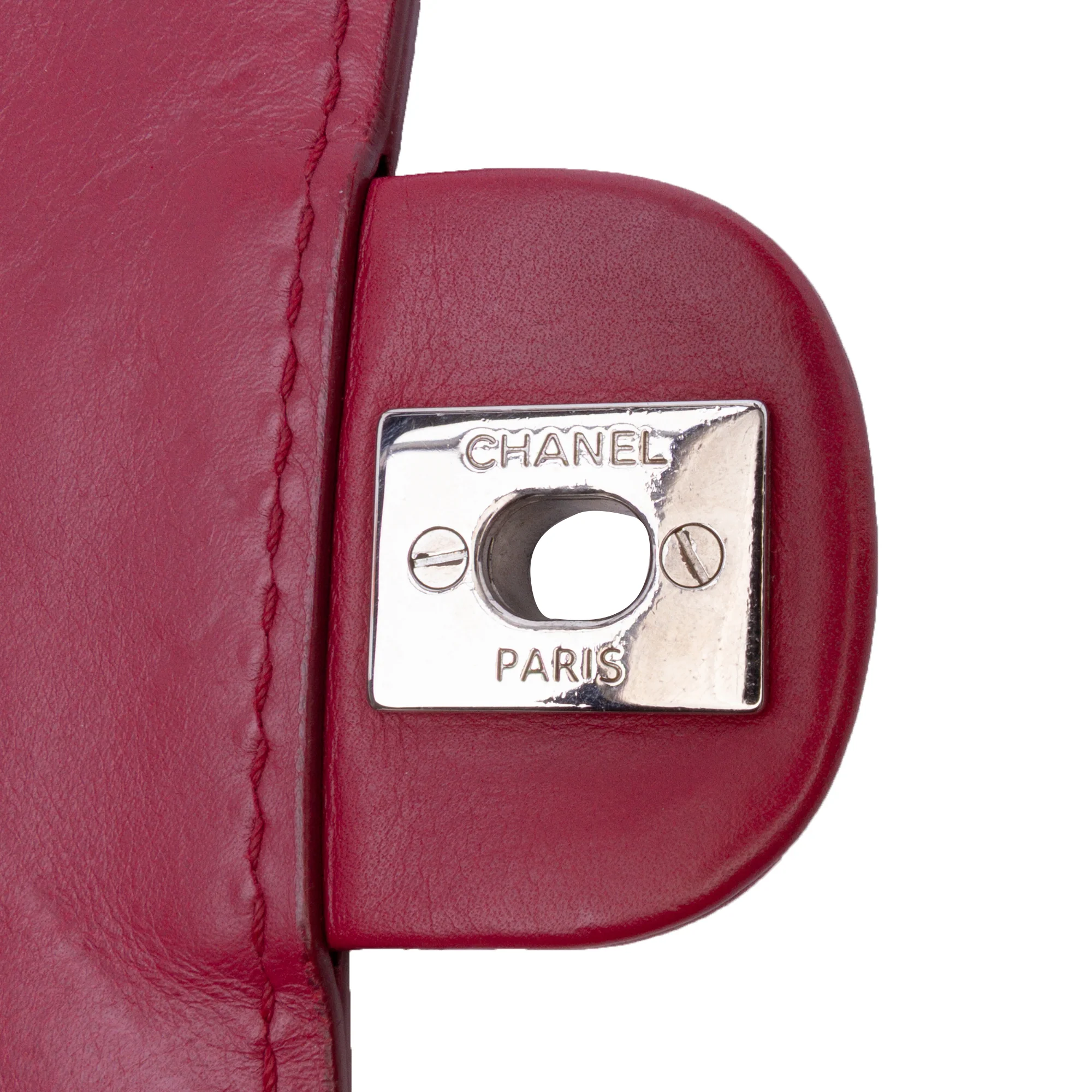 Chanel | Pre-Owned Mini Stitched Calfskin Citizen Flap | Pink/Dark Pink - Image 7