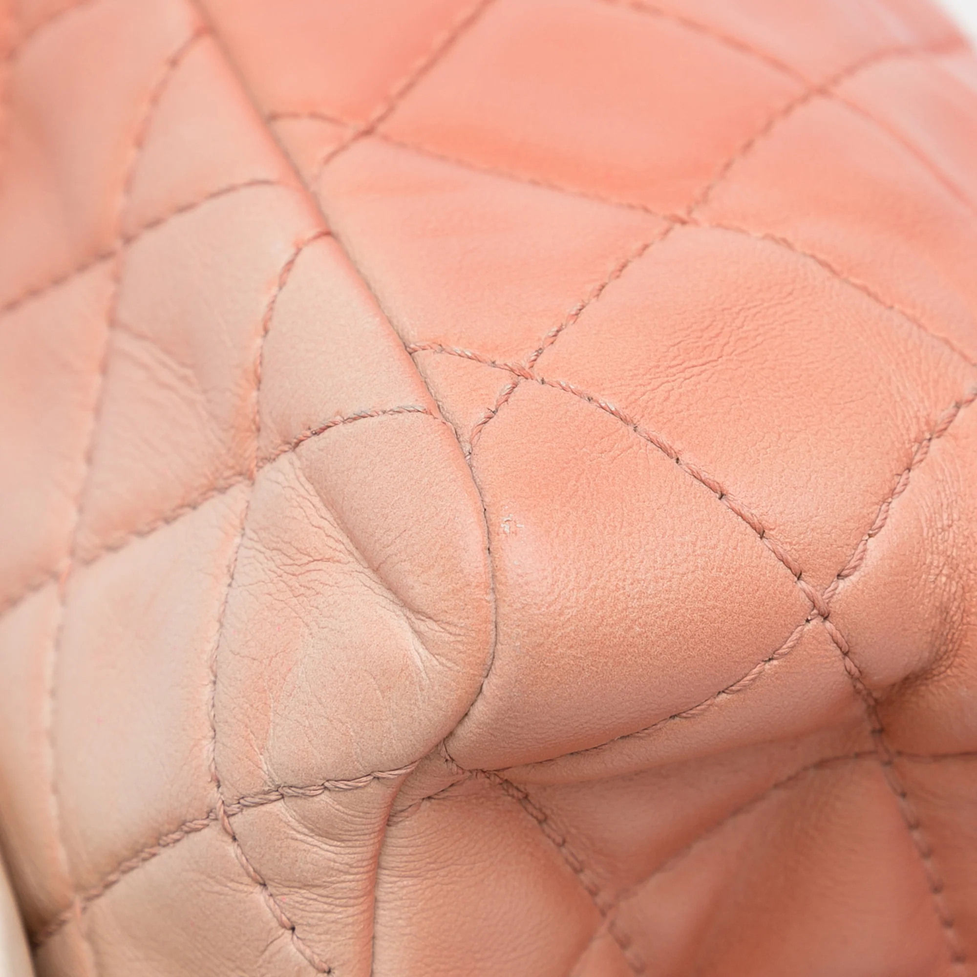 Chanel | Pre-Owned Ombre Reissue 225 Double Flap | Orange/Light Orange - Image 2