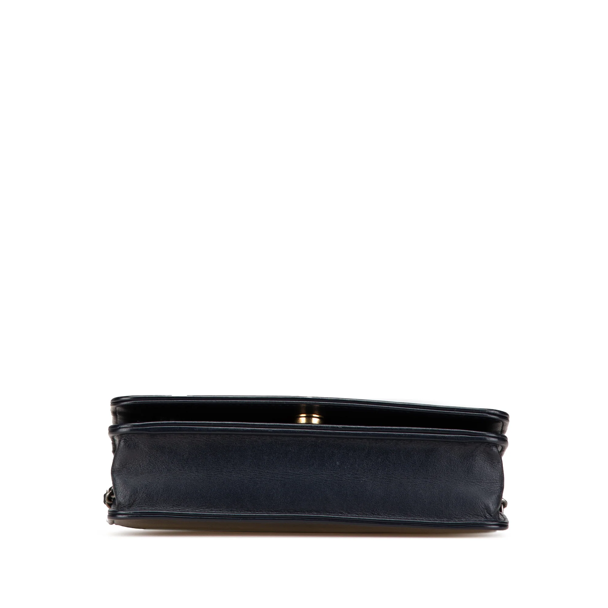 Chanel | Pre-Owned Quilted Aged Calfskin Gabrielle Wallet On Chain | Black - Image 7
