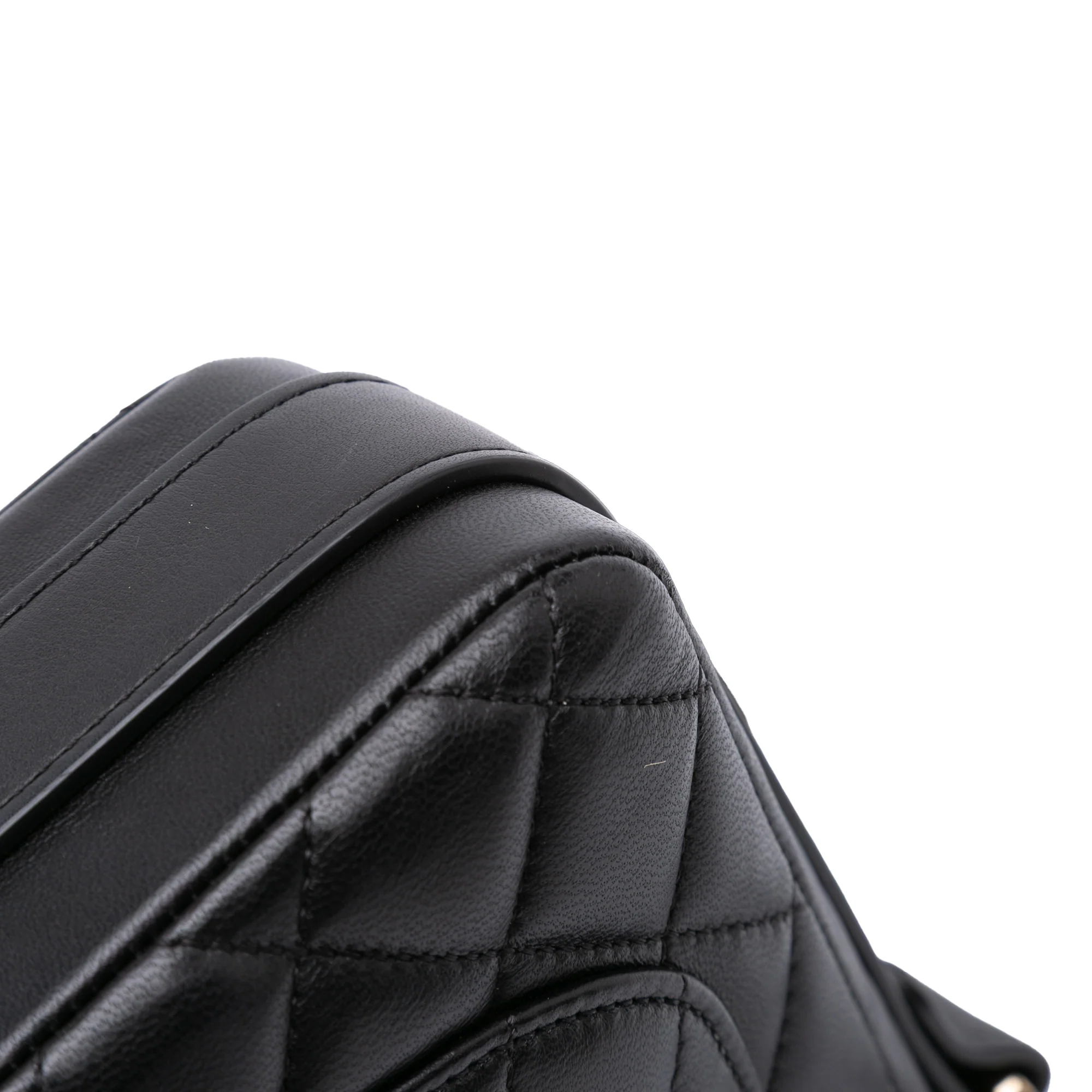 Chanel | Pre-Owned Quilted Calfskin Bolero de Flap | Black - Image 2