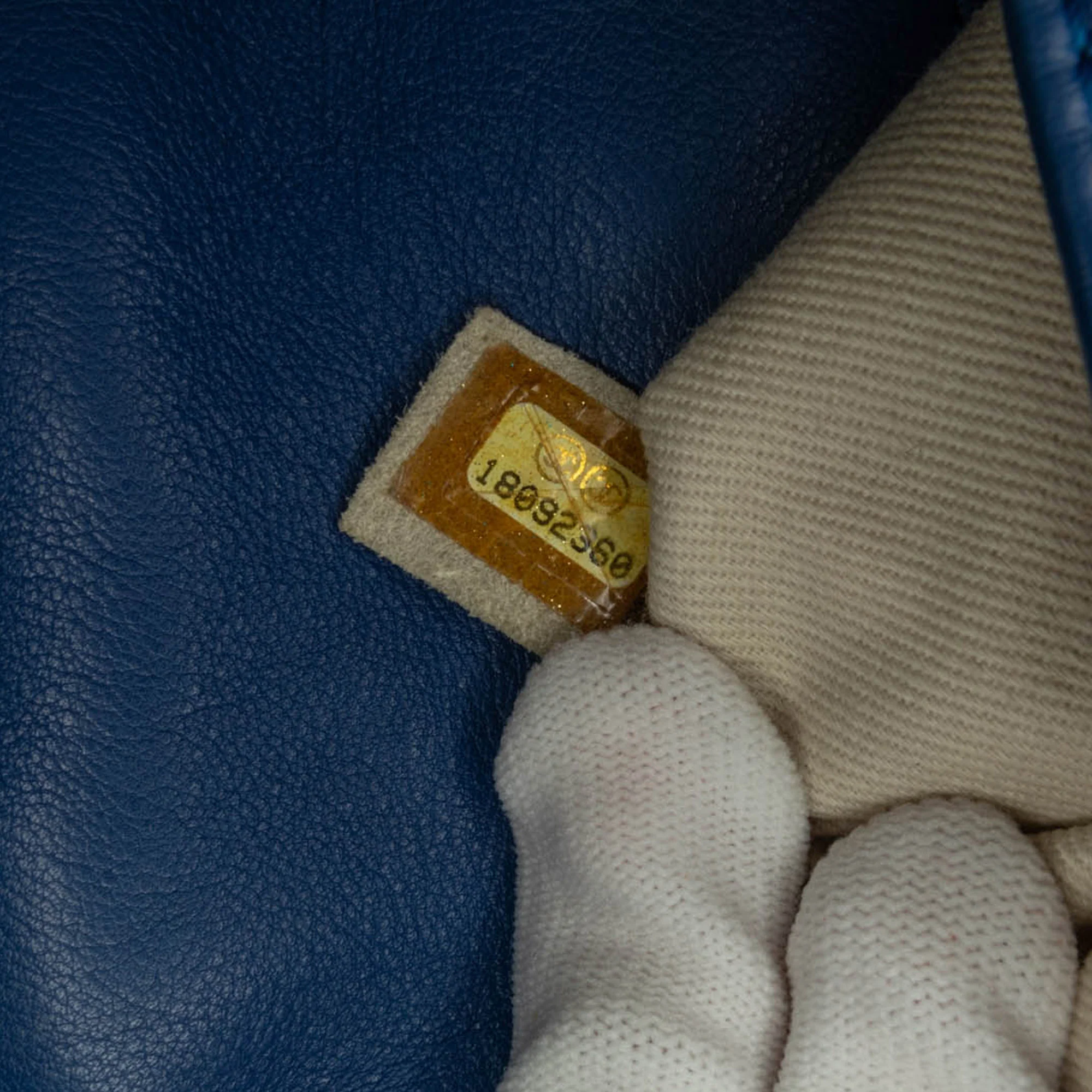 Chanel | Pre-Owned Small Calfskin Love Me Tender Flap | Blue - Image 5