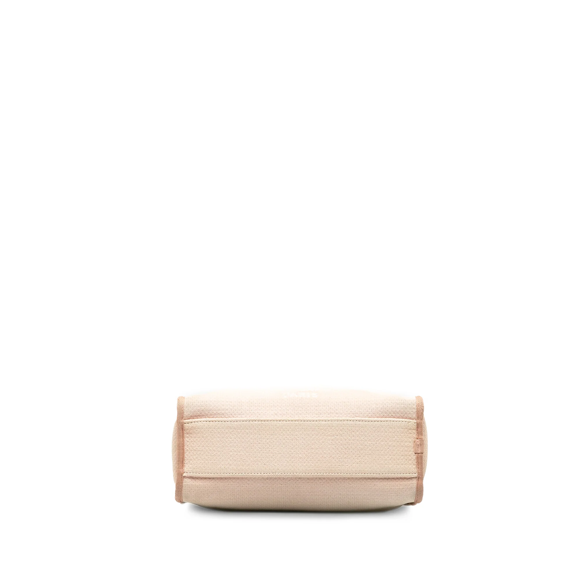 Chanel | Pre-Owned Small Canvas Deauville Bowling Bag | Pink/Light Pink - Image 11