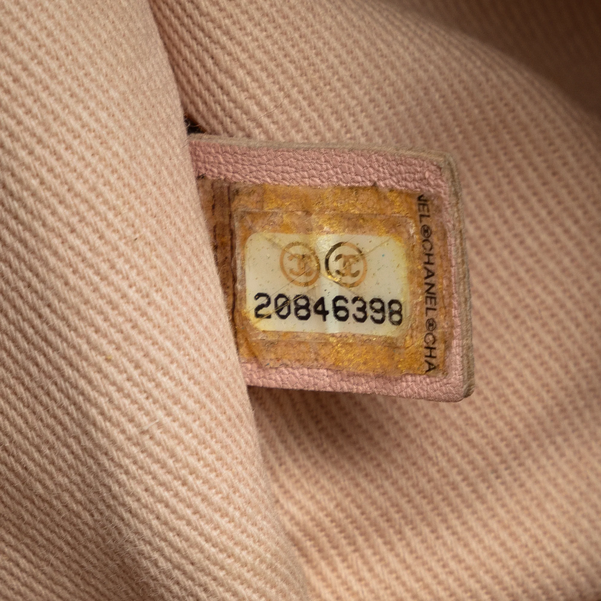 Chanel | Pre-Owned Small Canvas Deauville Bowling Bag | Pink/Light Pink - Image 15