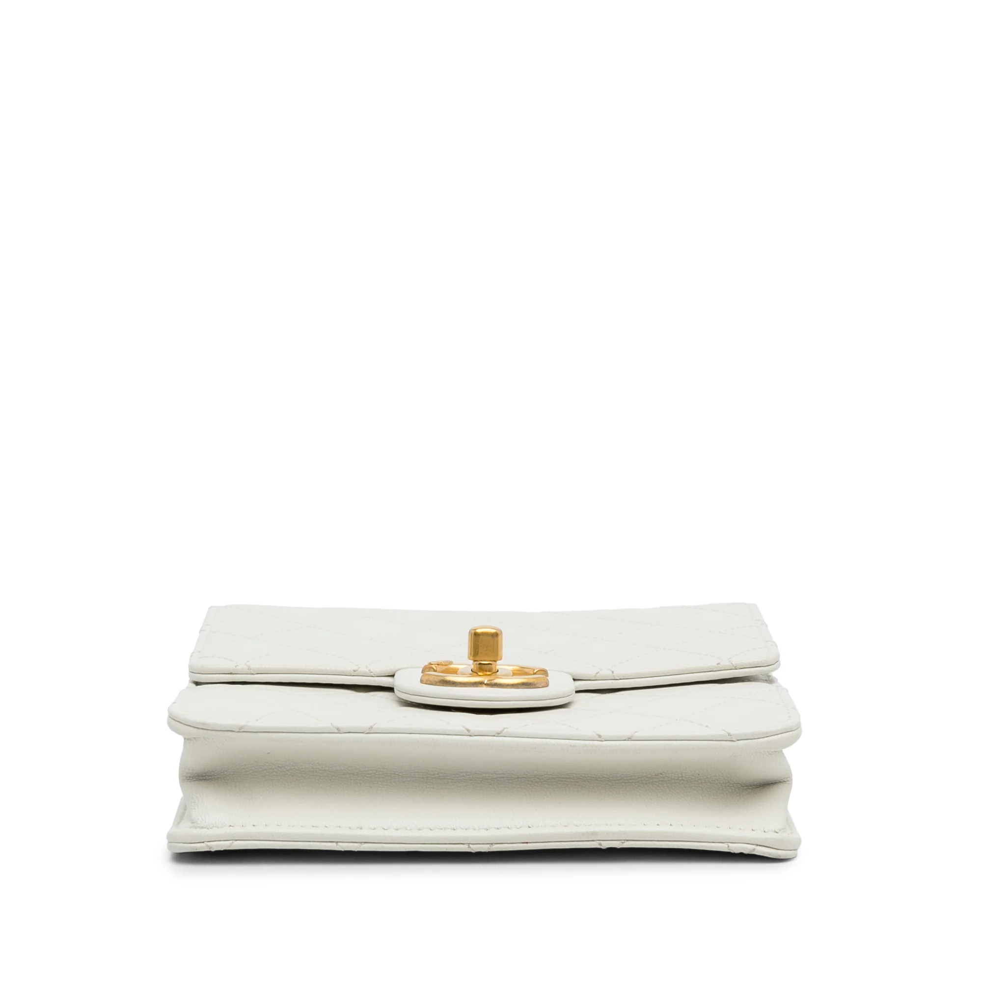Chanel | Pre-Owned Small Chic Pearls Flap | White - Image 8