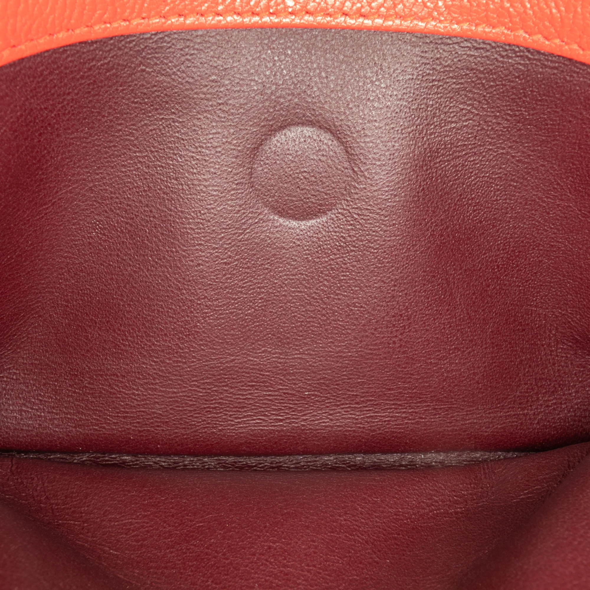 Chanel | Pre-Owned Small Diagonal Quilted Goatskin Flap | Red - Image 5