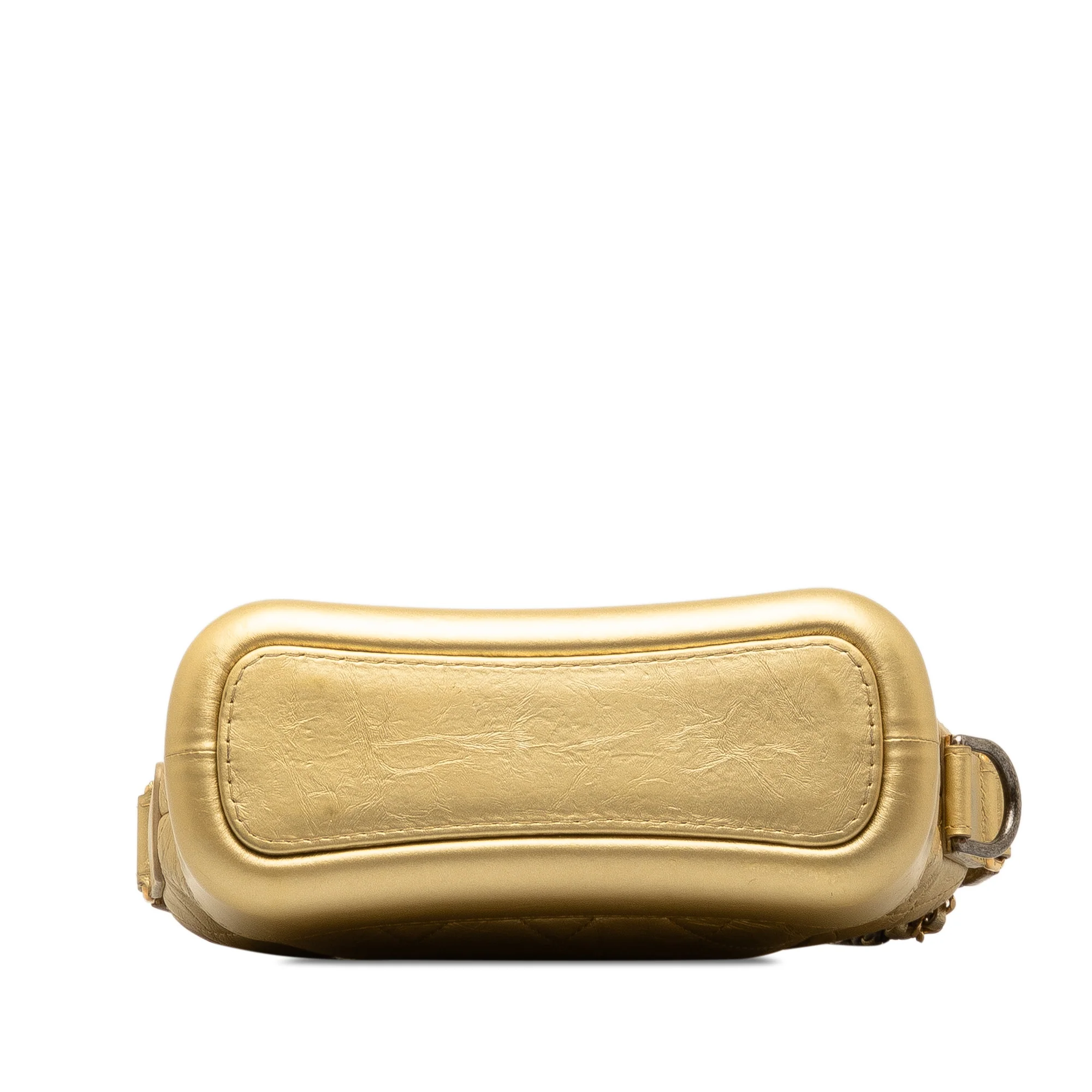 Chanel | Pre-Owned Small Metallic Lambskin Gabrielle Crossbody | Gold - Image 11