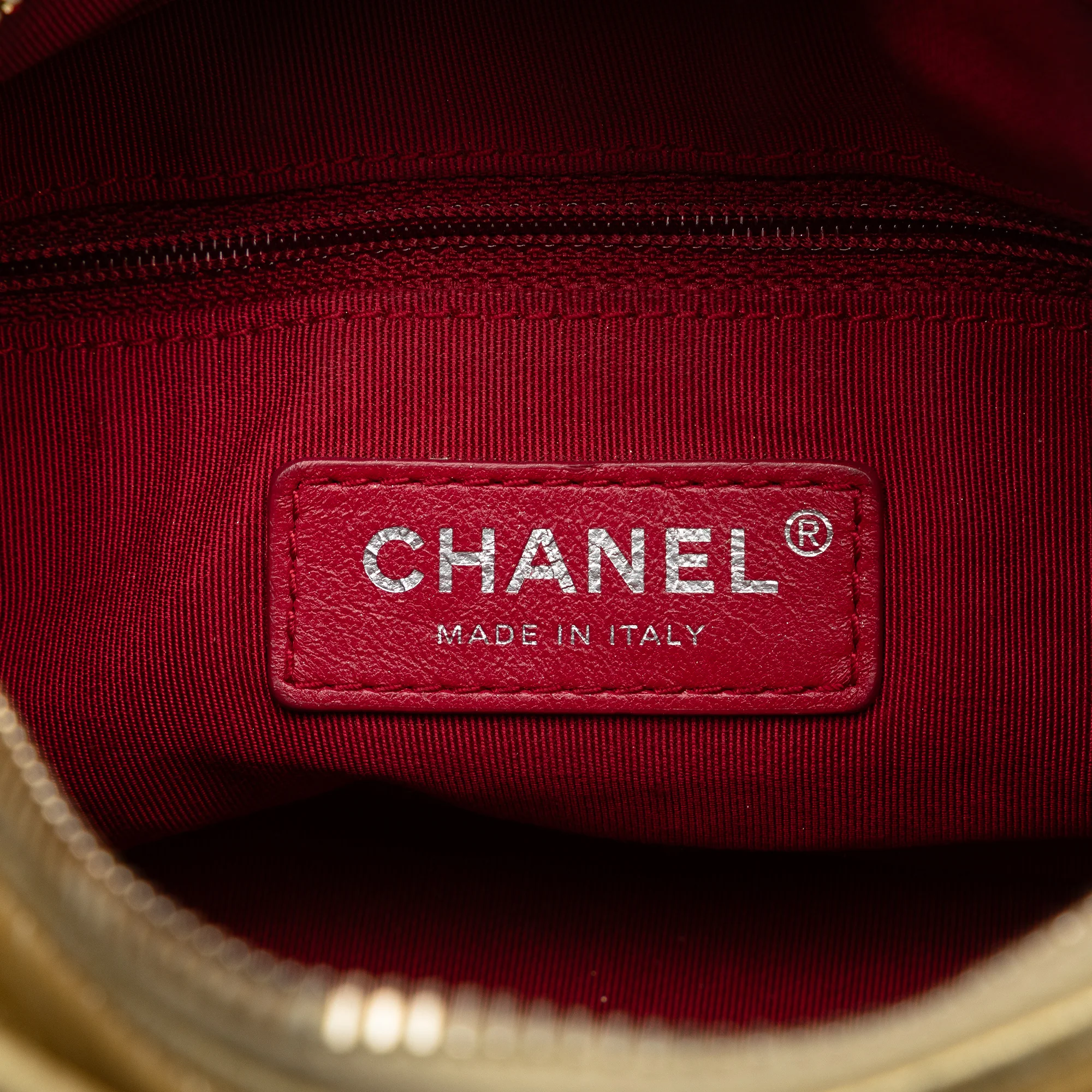 Chanel | Pre-Owned Small Metallic Lambskin Gabrielle Crossbody | Gold - Image 13