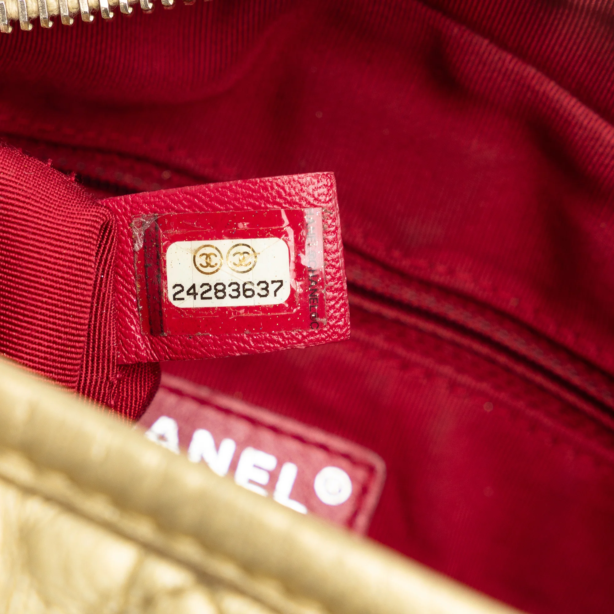 Chanel | Pre-Owned Small Metallic Lambskin Gabrielle Crossbody | Gold - Image 14