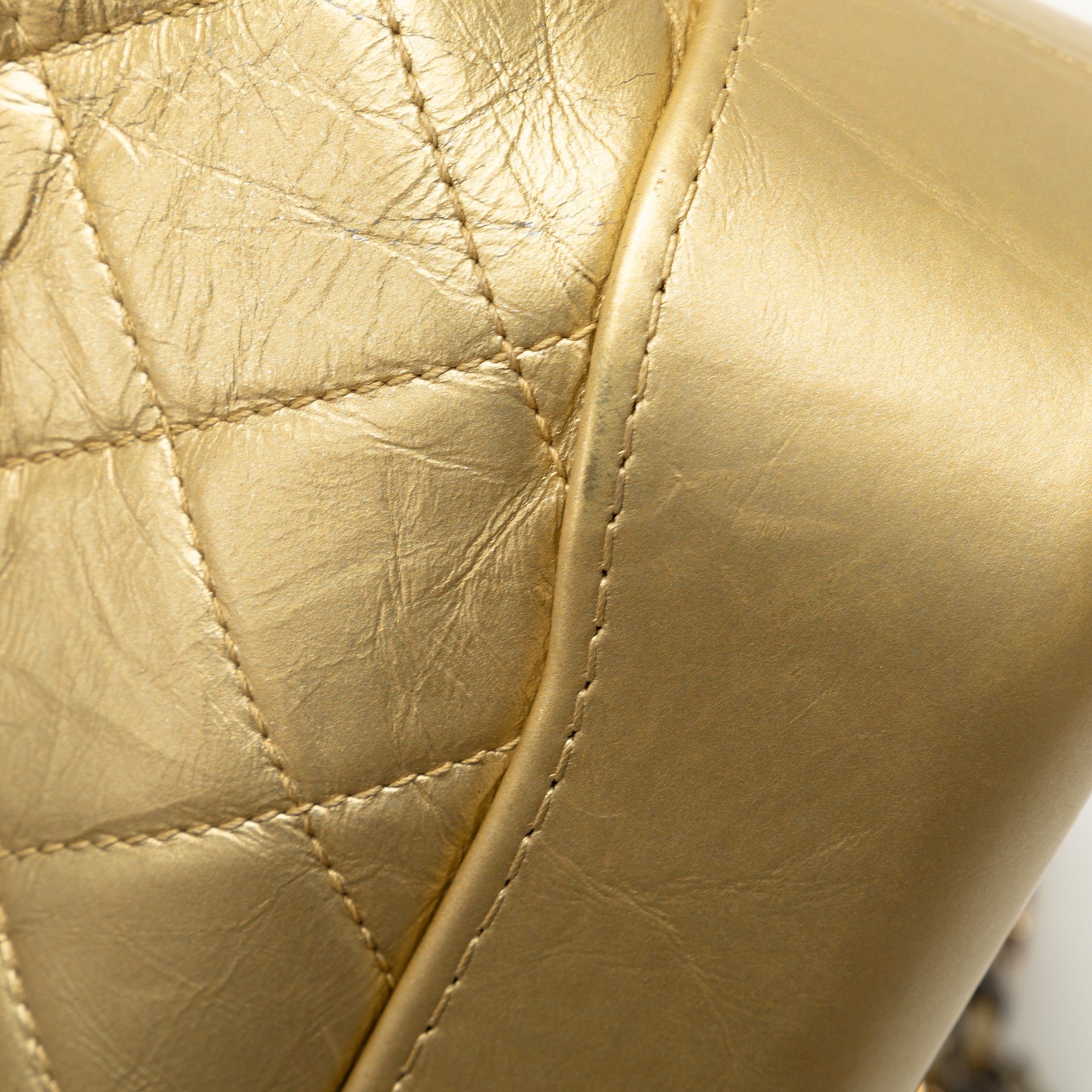 Chanel | Pre-Owned Small Metallic Lambskin Gabrielle Crossbody | Gold - Image 3