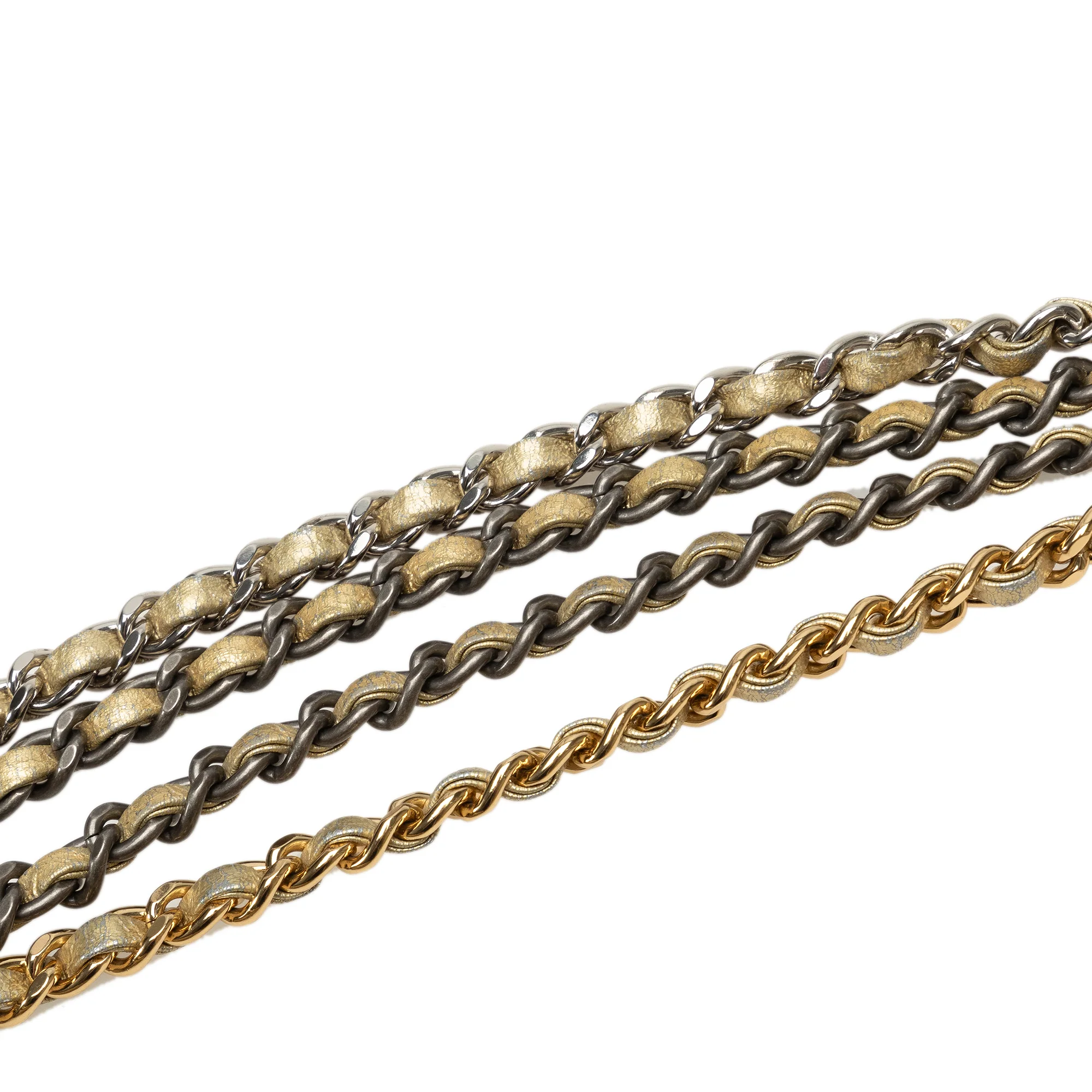 Chanel | Pre-Owned Small Metallic Lambskin Gabrielle Crossbody | Gold - Image 6