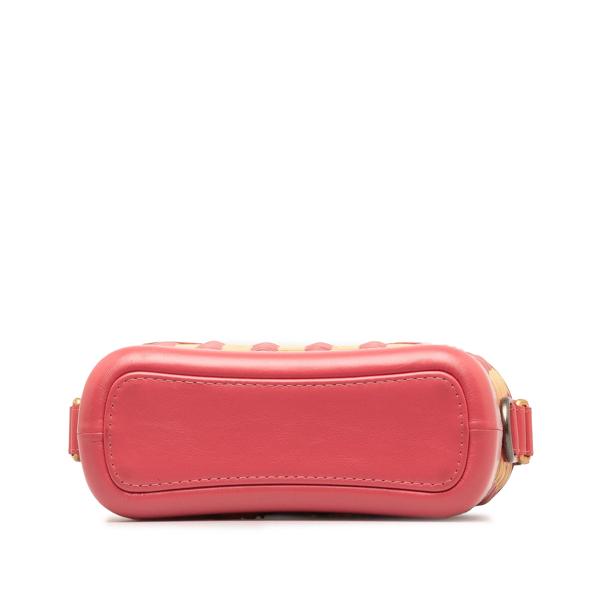 Chanel | Pre-Owned Small Rattan Gabrielle Crossbody | PinkPink - Image 4