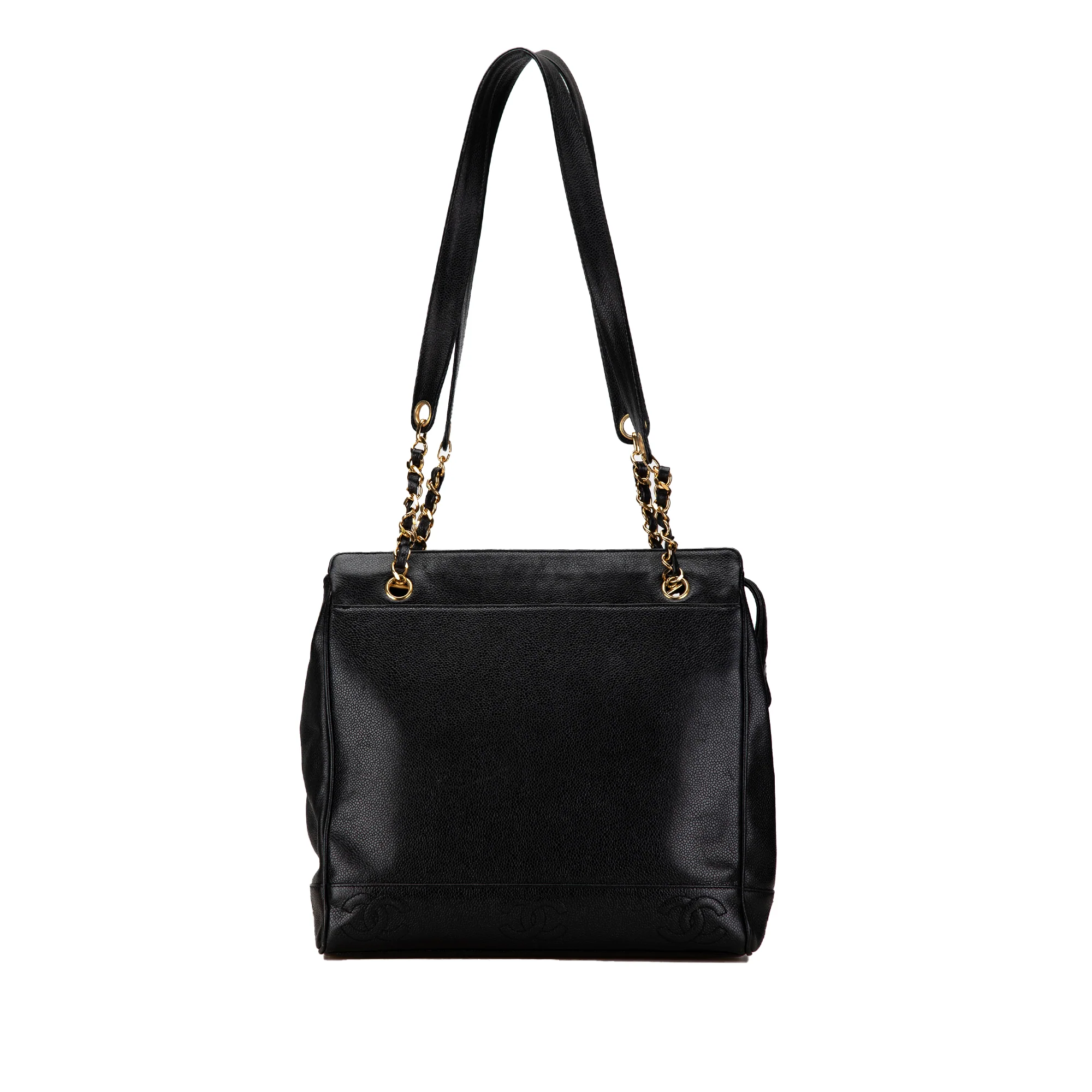 Chanel | Pre-Owned Triple CC Caviar Shoulder Bag | Black