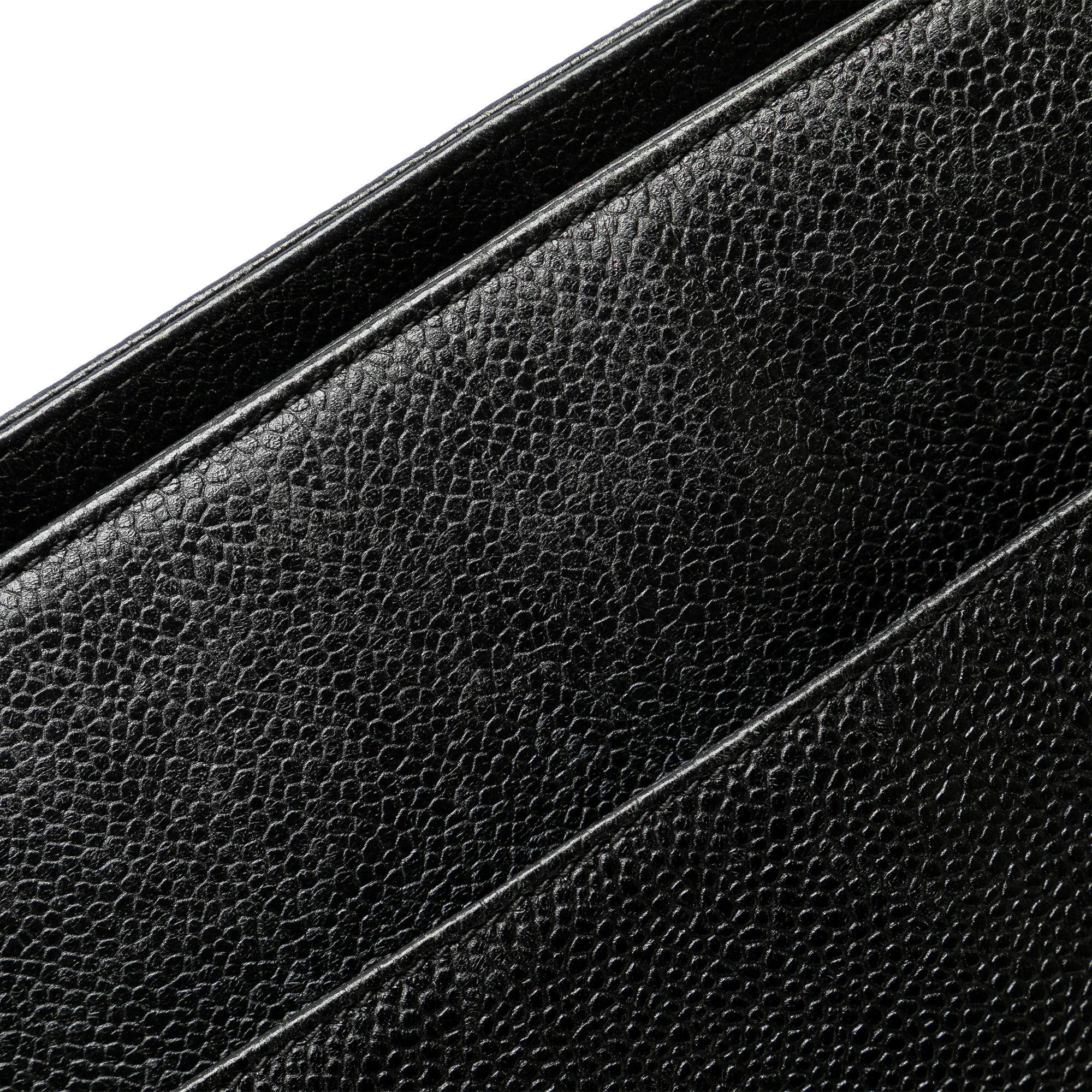Chanel | Pre-Owned Triple CC Caviar Shoulder Bag | Black - Image 11