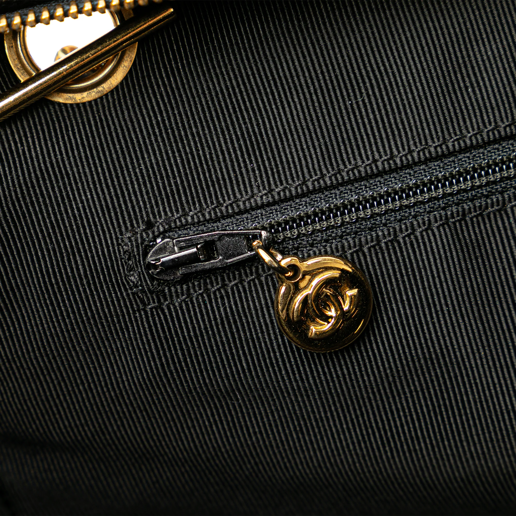 Chanel | Pre-Owned Triple CC Caviar Shoulder Bag | Black - Image 9