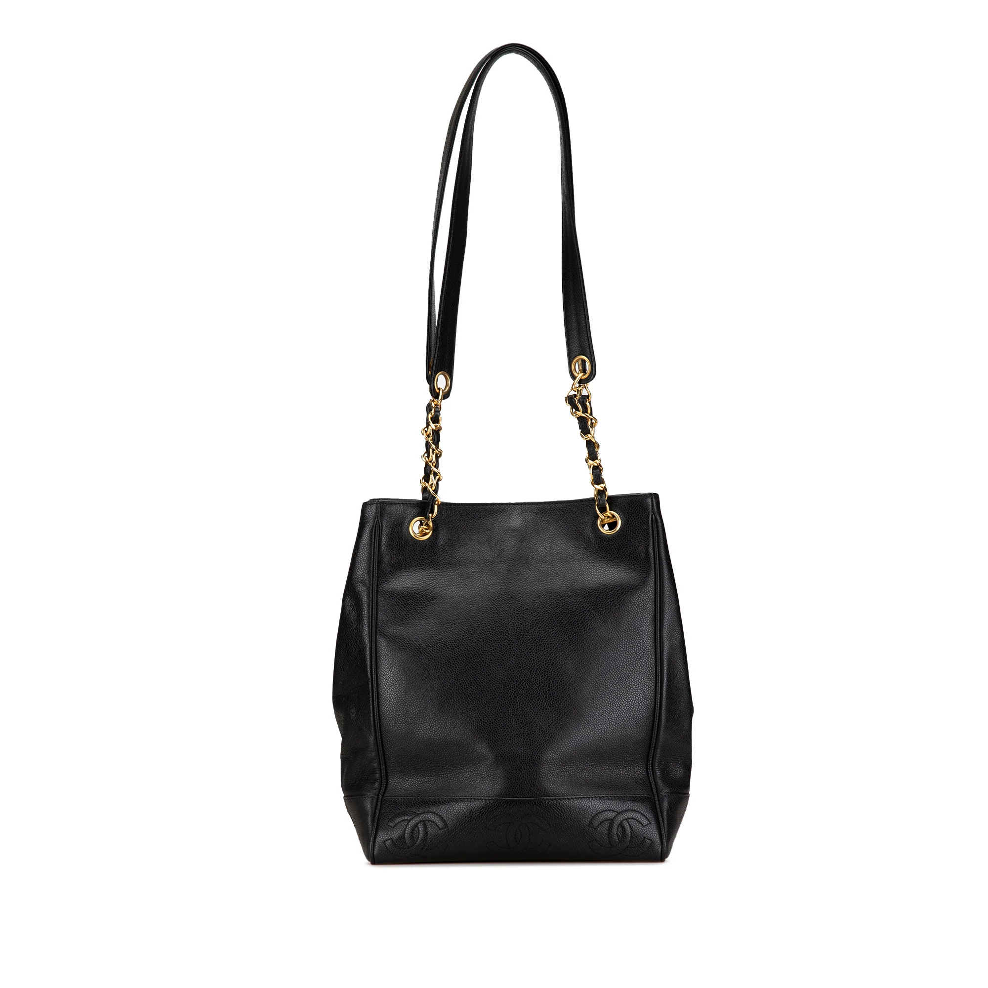 Chanel | Pre-Owned Triple CC Caviar Tote | Black
