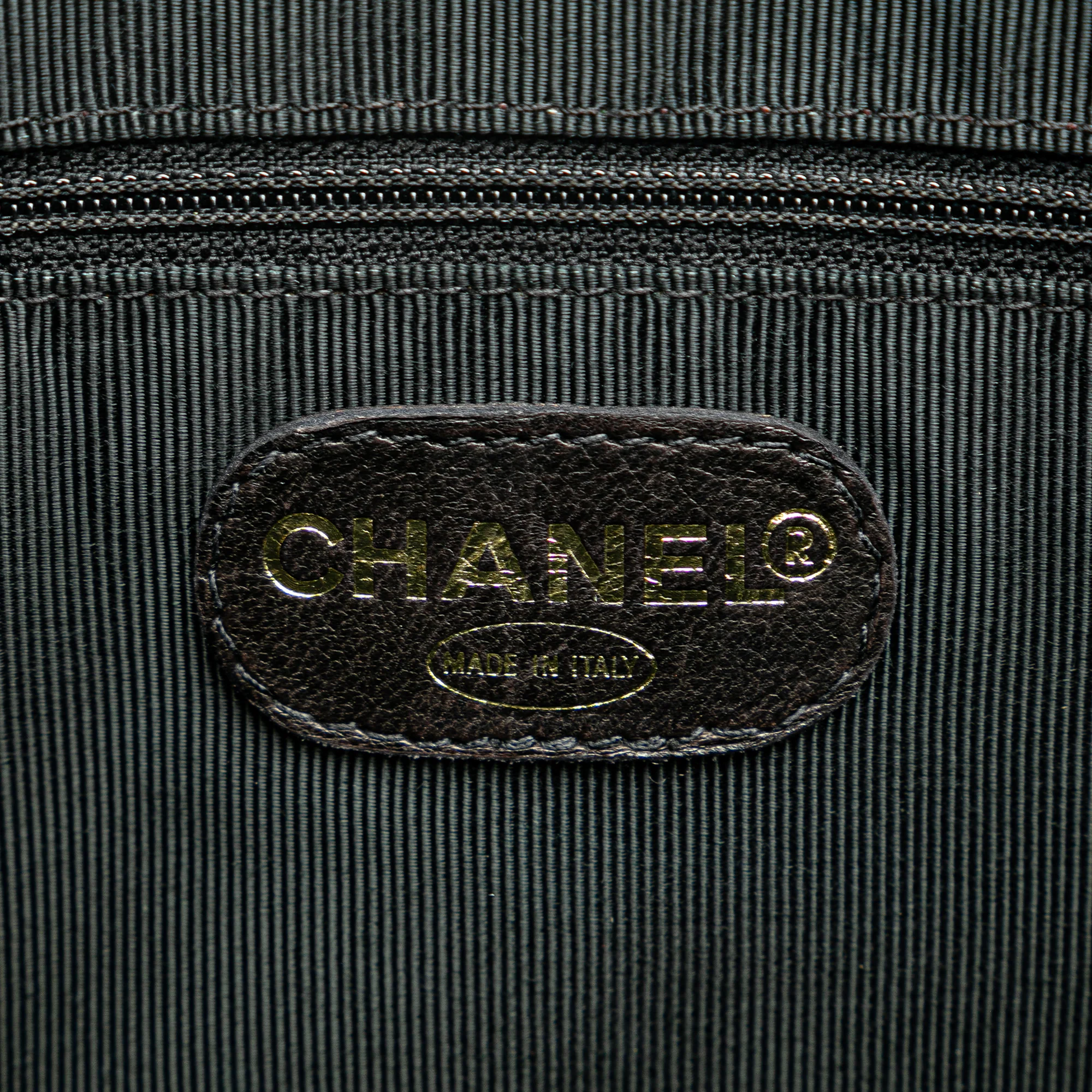 Chanel | Pre-Owned Triple CC Caviar Tote | Black - Image 5