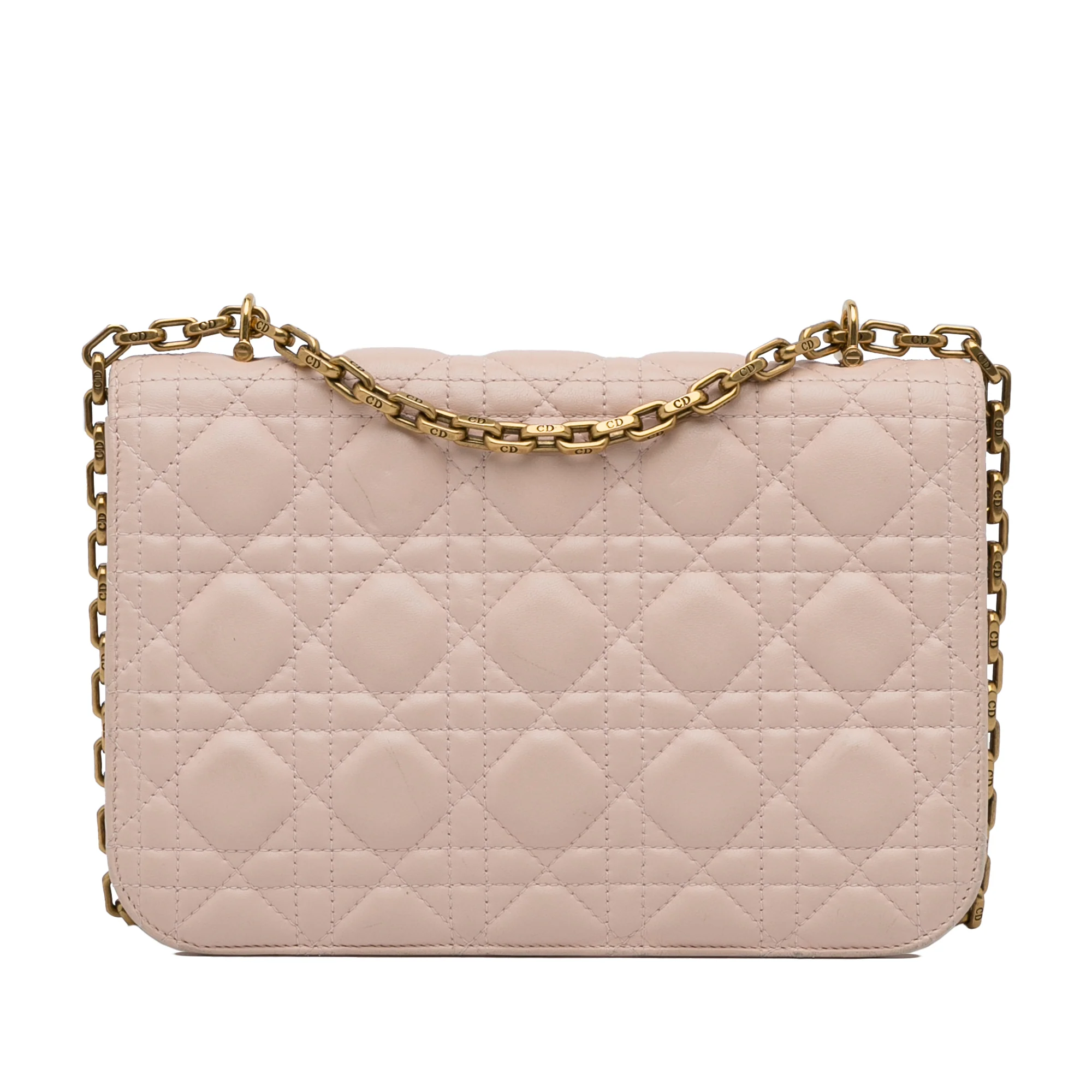 Dior | Pre-Owned Cannage Dioraddict Crossbody | Pink/Light Pink - Image 5