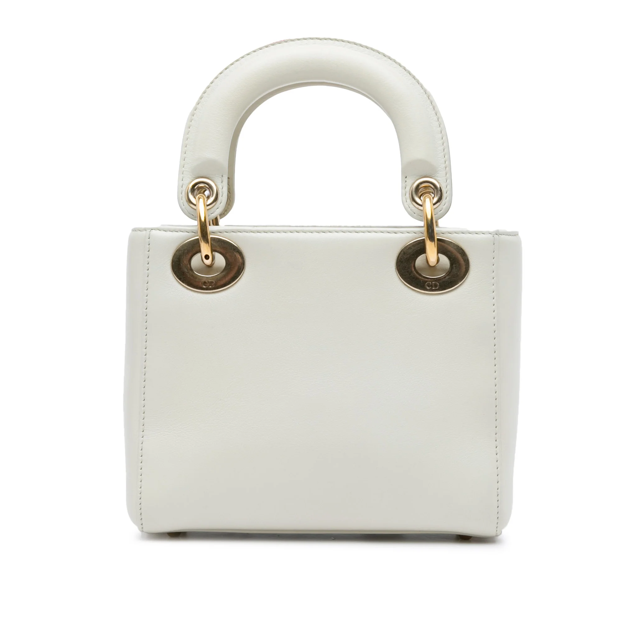 Dior | Pre-Owned DiorAmour Niki De Saint Phalle Mini Calfskin Lady Dior - I | White - Image 9