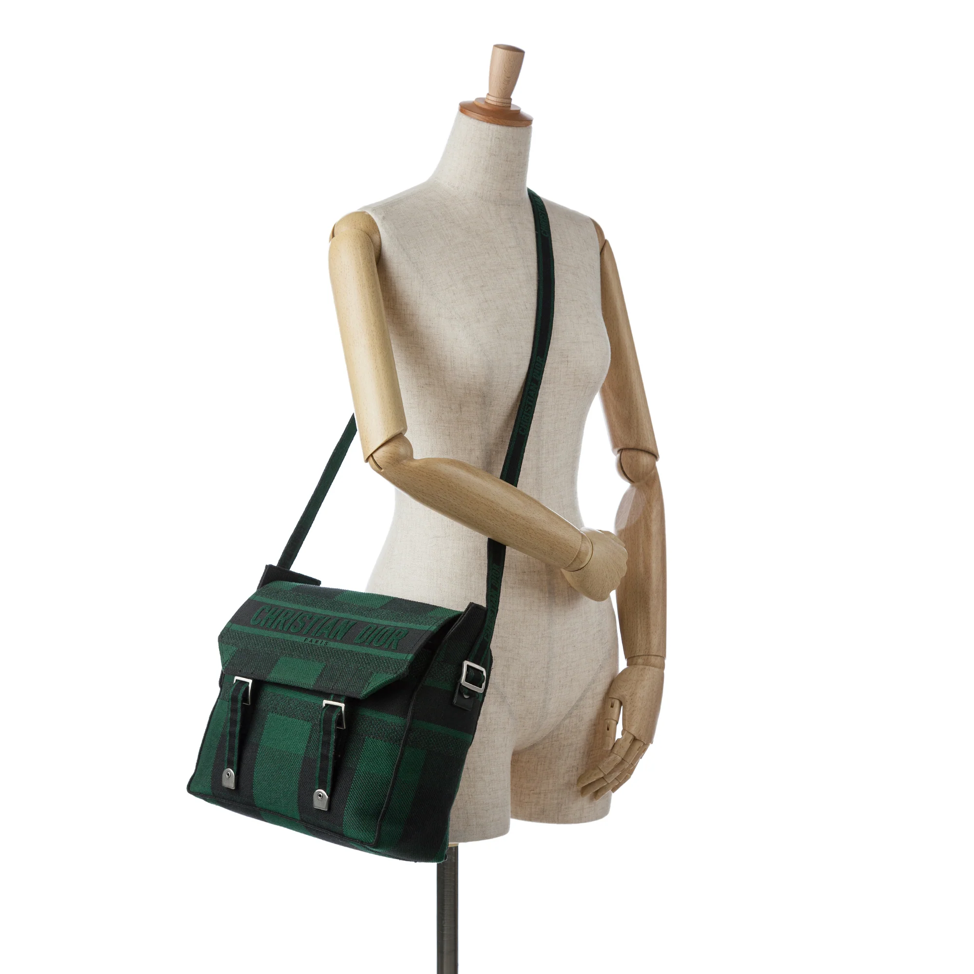 Dior | Pre-Owned Diorcamp Messenger Bag | Green - Image 10